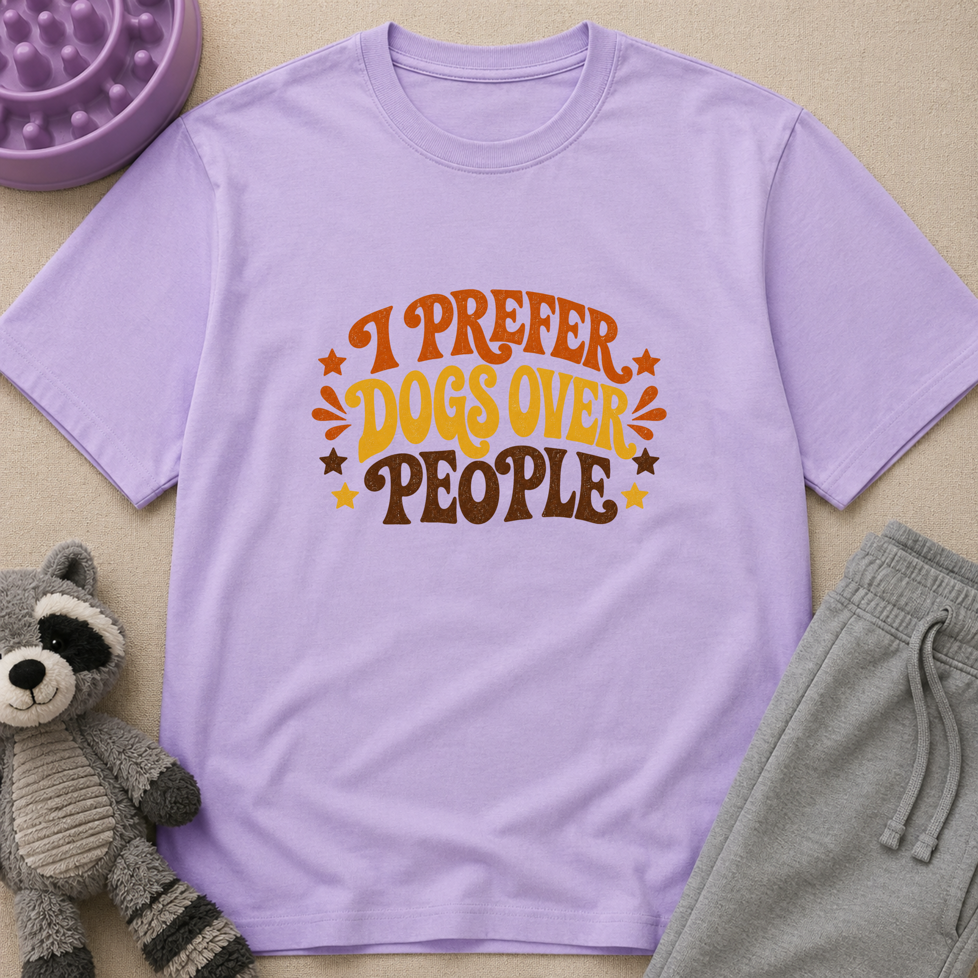 Snago T-Shirt I Prefer Dogs Over People Dog and Cat Tees for Pet Parents