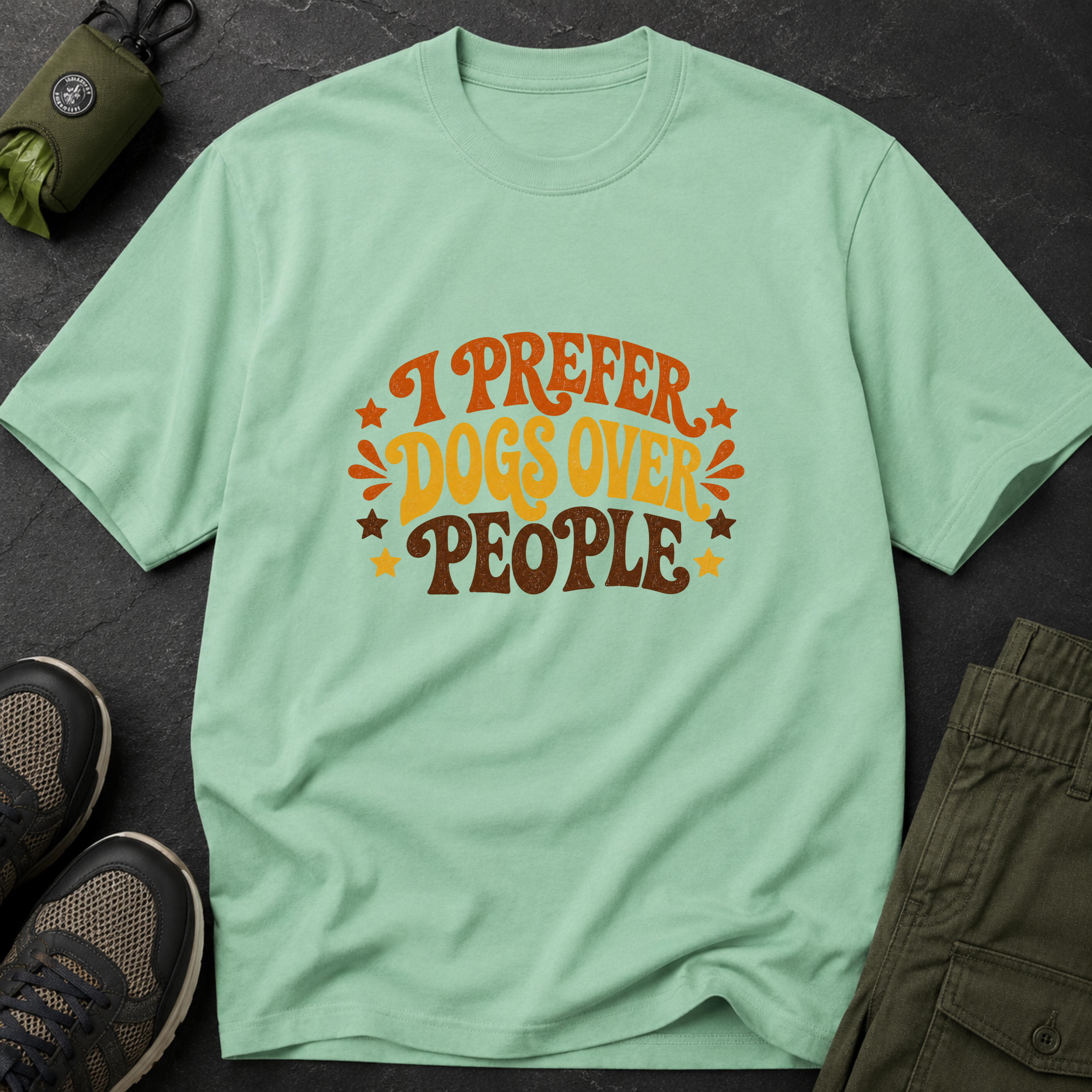 Snago T-Shirt I Prefer Dogs Over People Dog and Cat Tees for Pet Parents