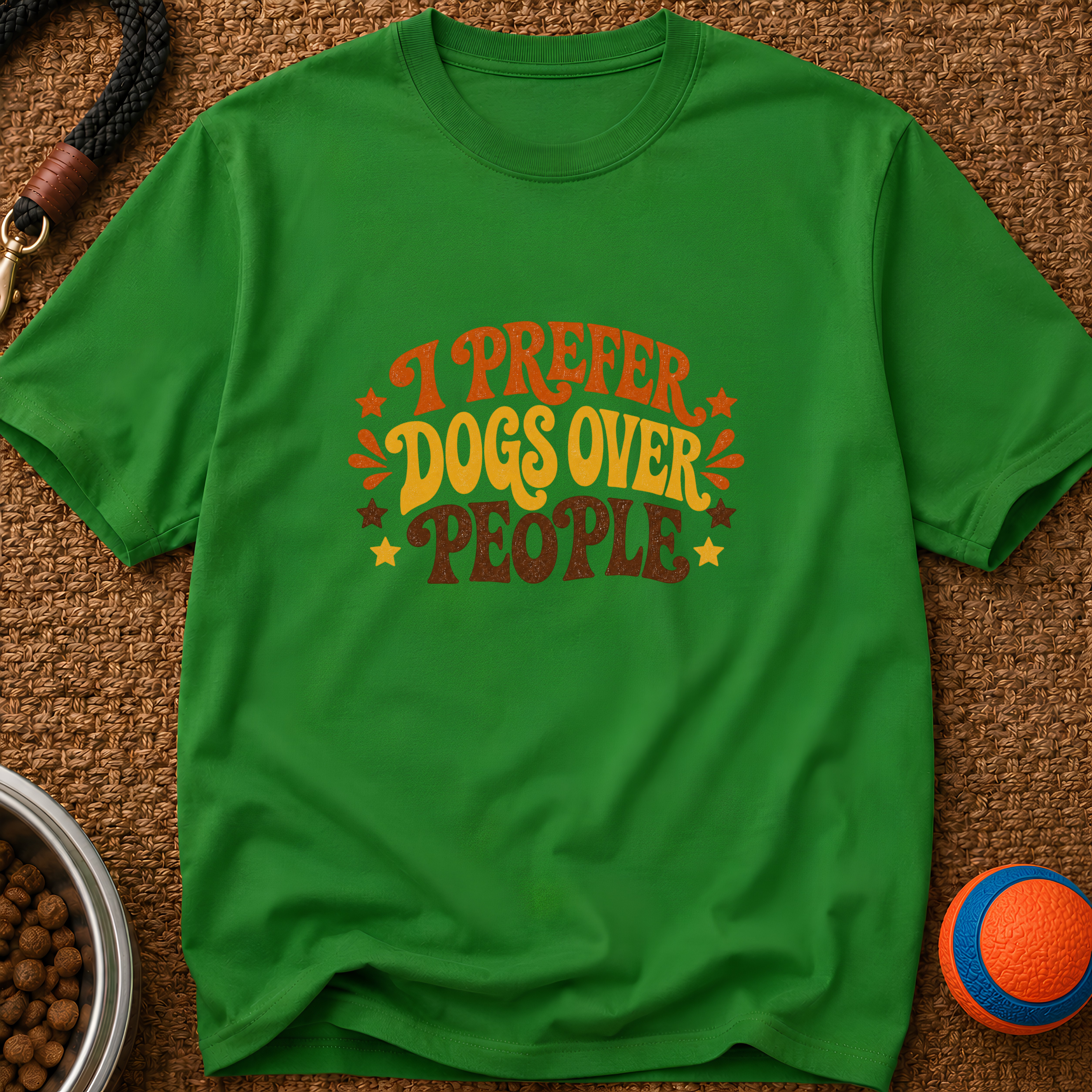Snago T-Shirt I Prefer Dogs Over People Dog and Cat Tees for Pet Parents