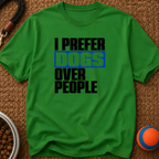 Snago T-Shirt I PREFER DOGS OVER PEOPLE Dog and Cat Tees for Pet Parents