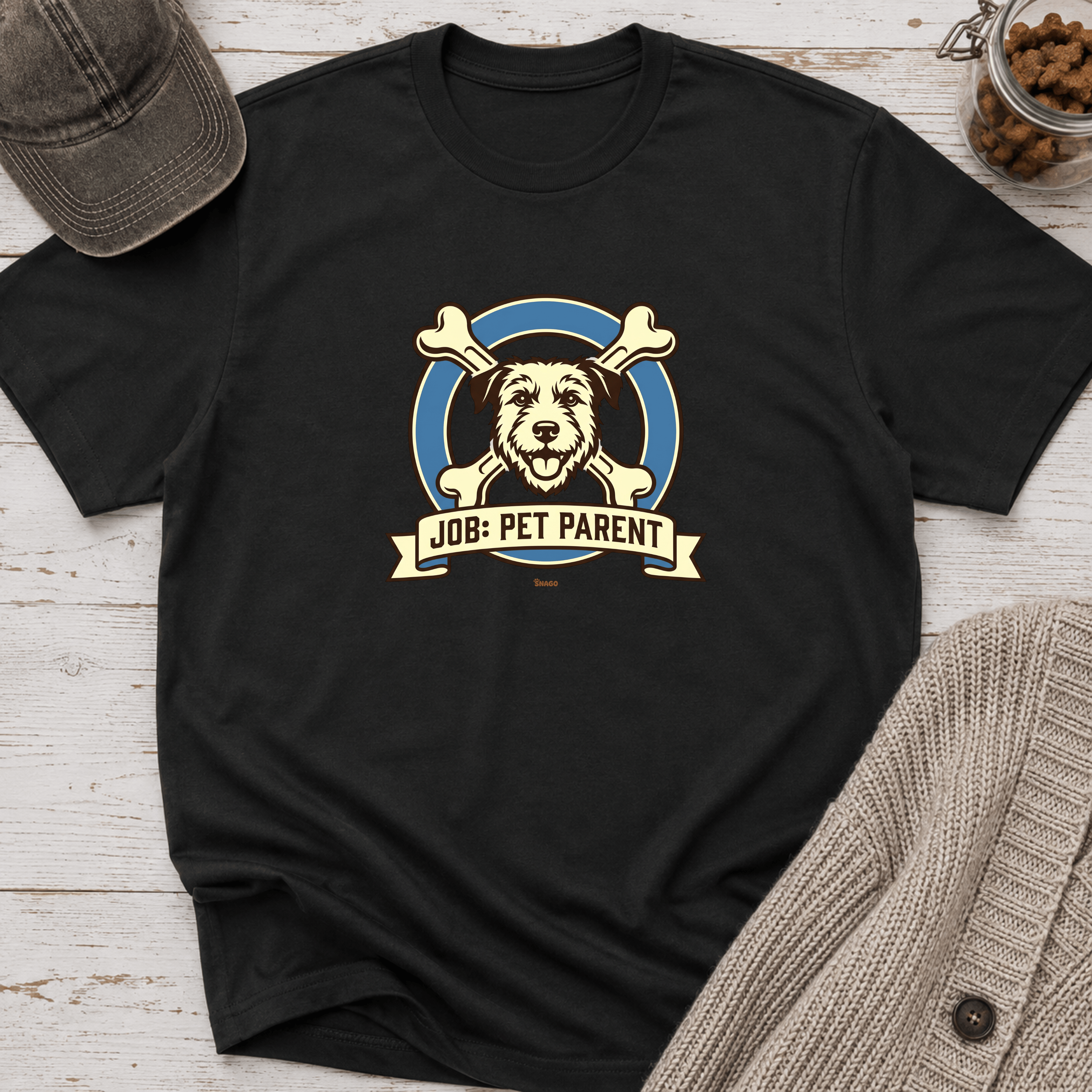 Snago T-Shirt Job: Pet Parent Dog and Cat Tees for Pet Parents