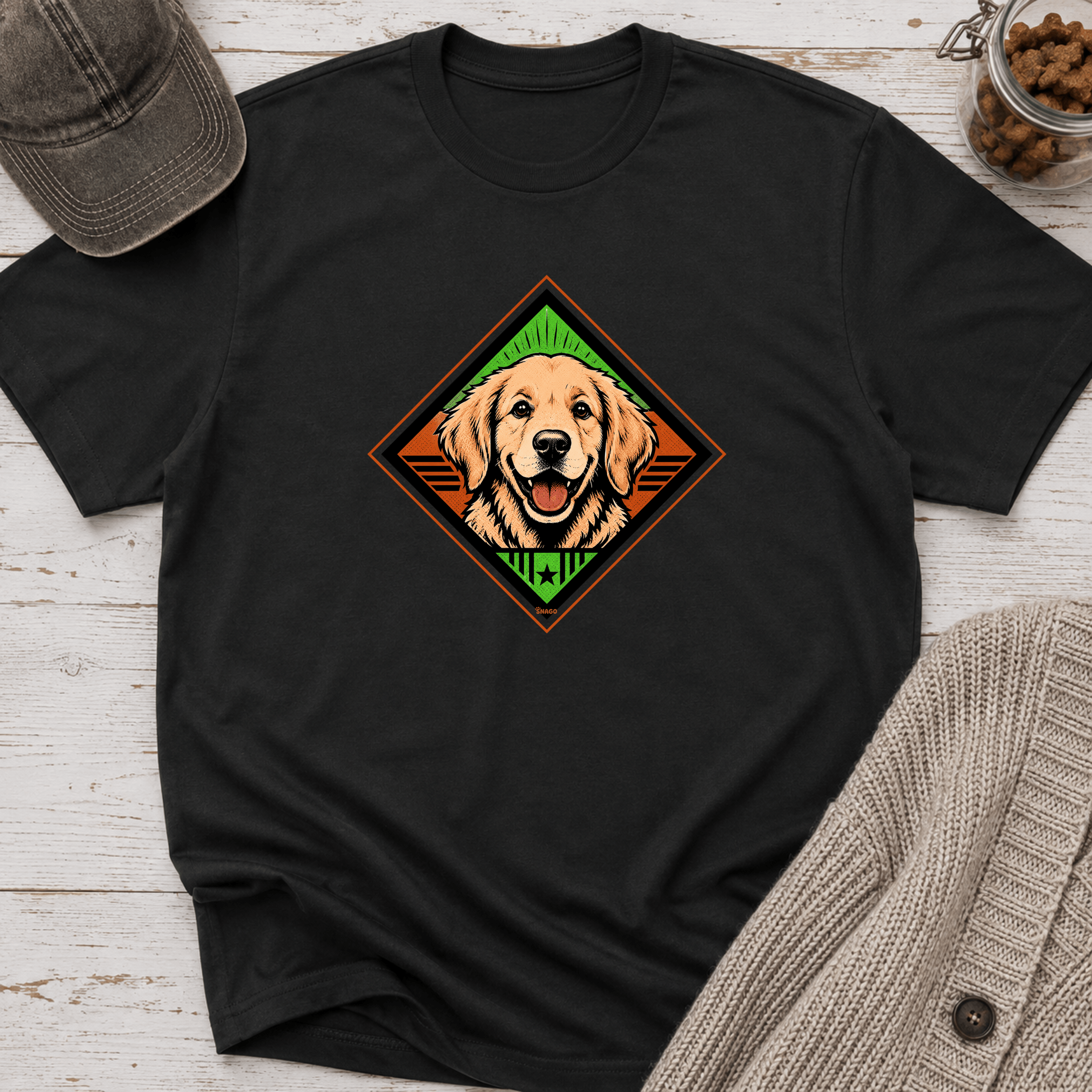 Snago T-Shirt Joyous Frame Dog and Cat Tees for Pet Parents