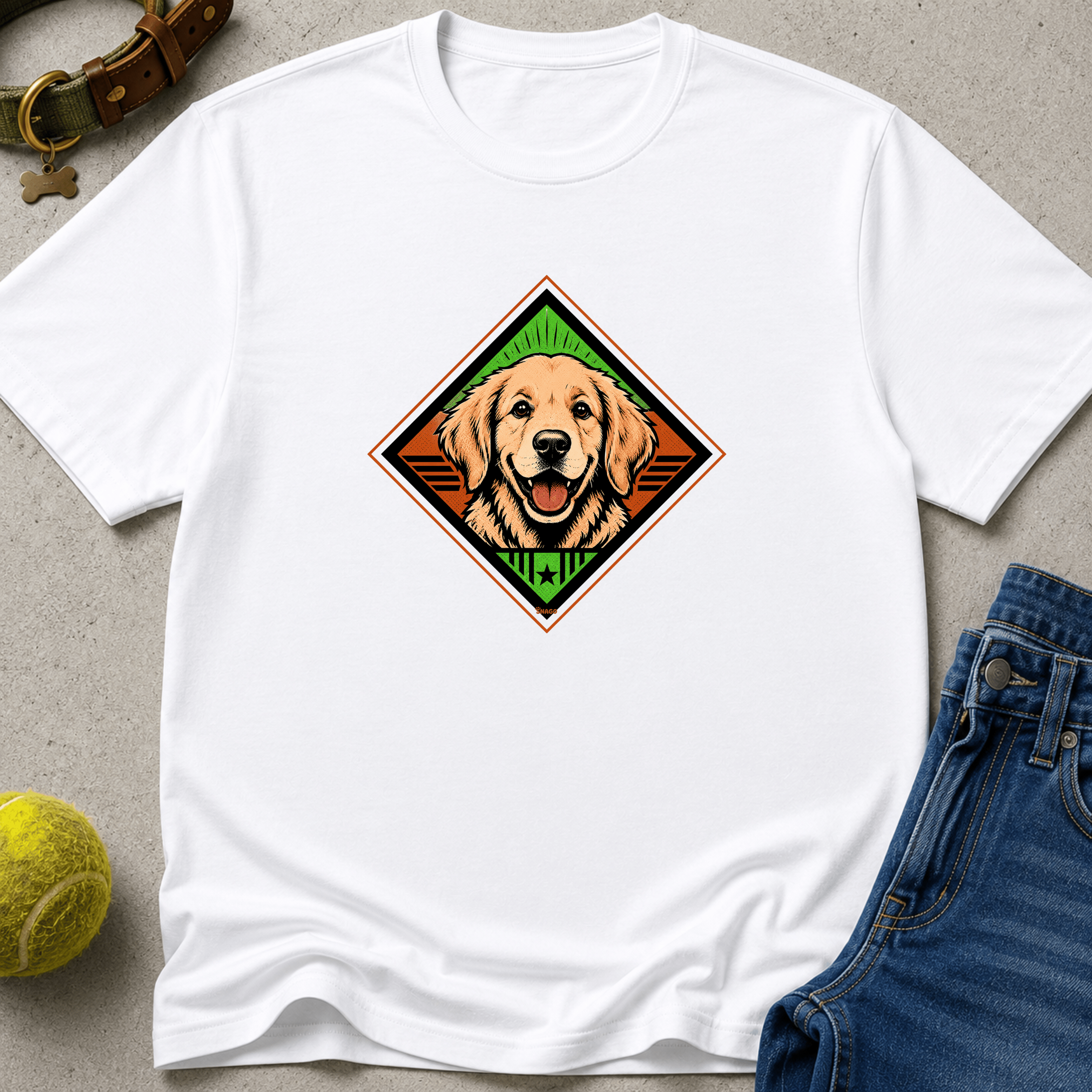 Snago T-Shirt Joyous Frame Dog and Cat Tees for Pet Parents