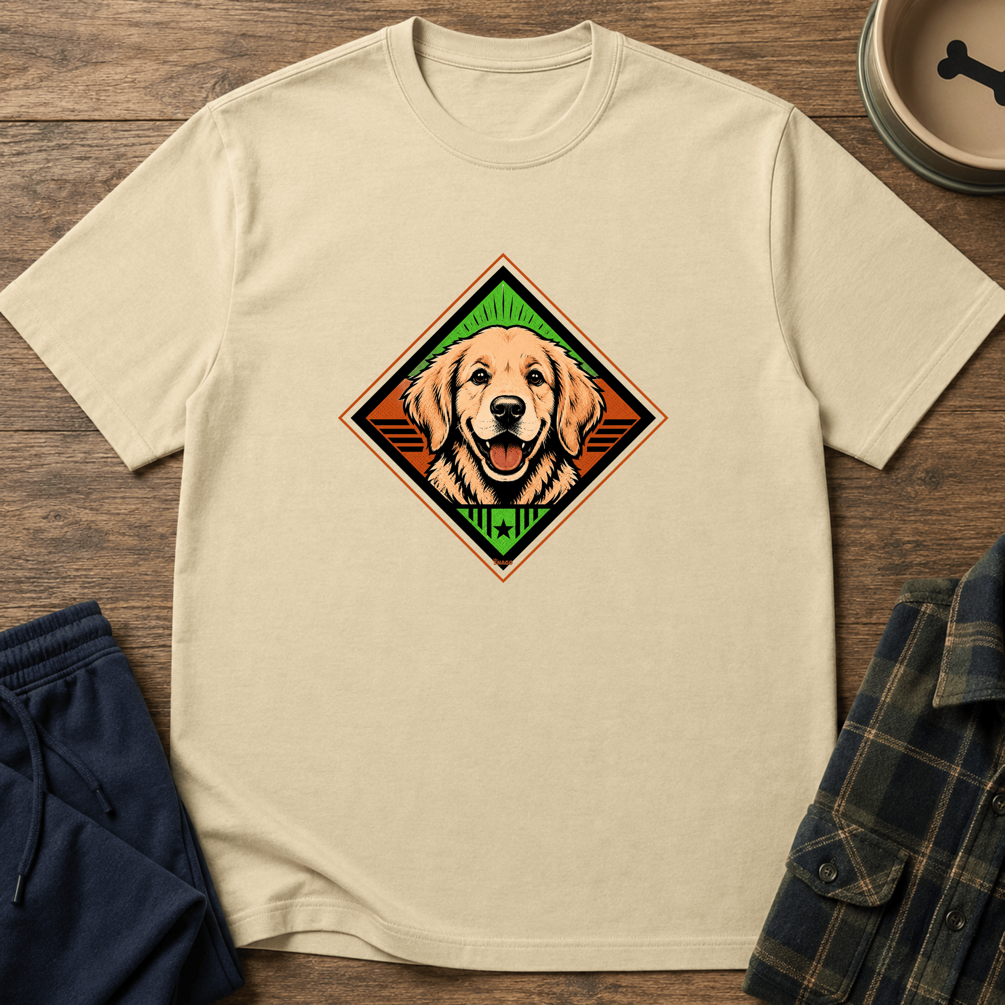 Snago T-Shirt Joyous Frame Dog and Cat Tees for Pet Parents