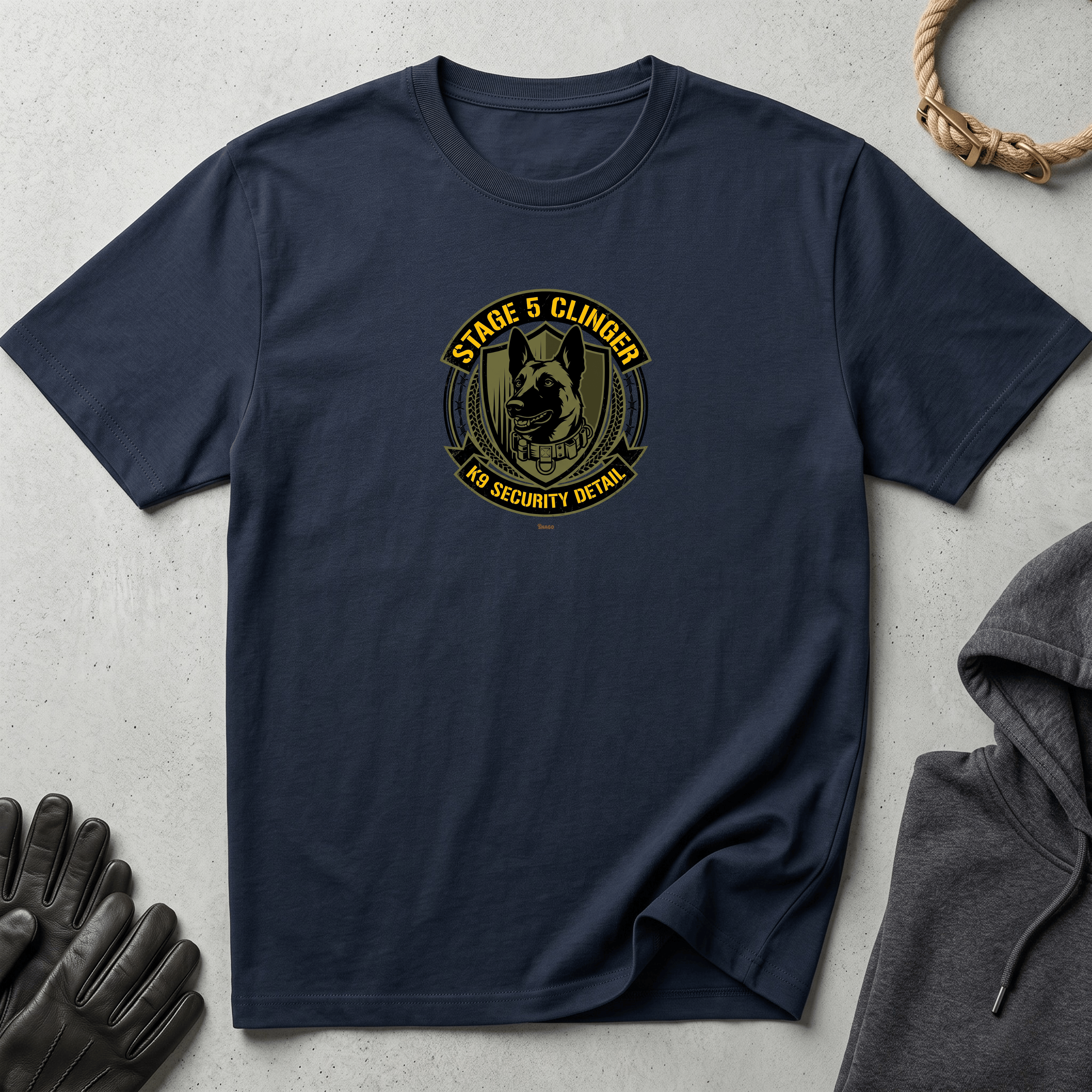 Snago T-Shirt K9 Security Detail Dog and Cat Tees for Pet Parents