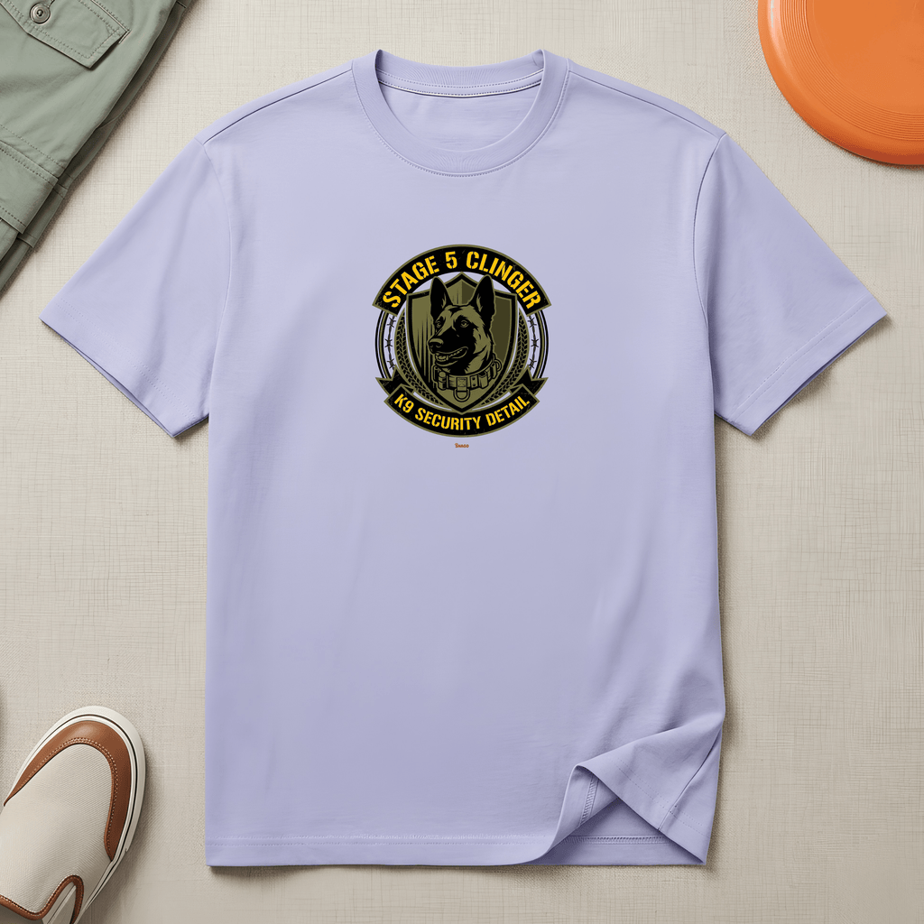 Snago T-Shirt K9 Security Detail Dog and Cat Tees for Pet Parents