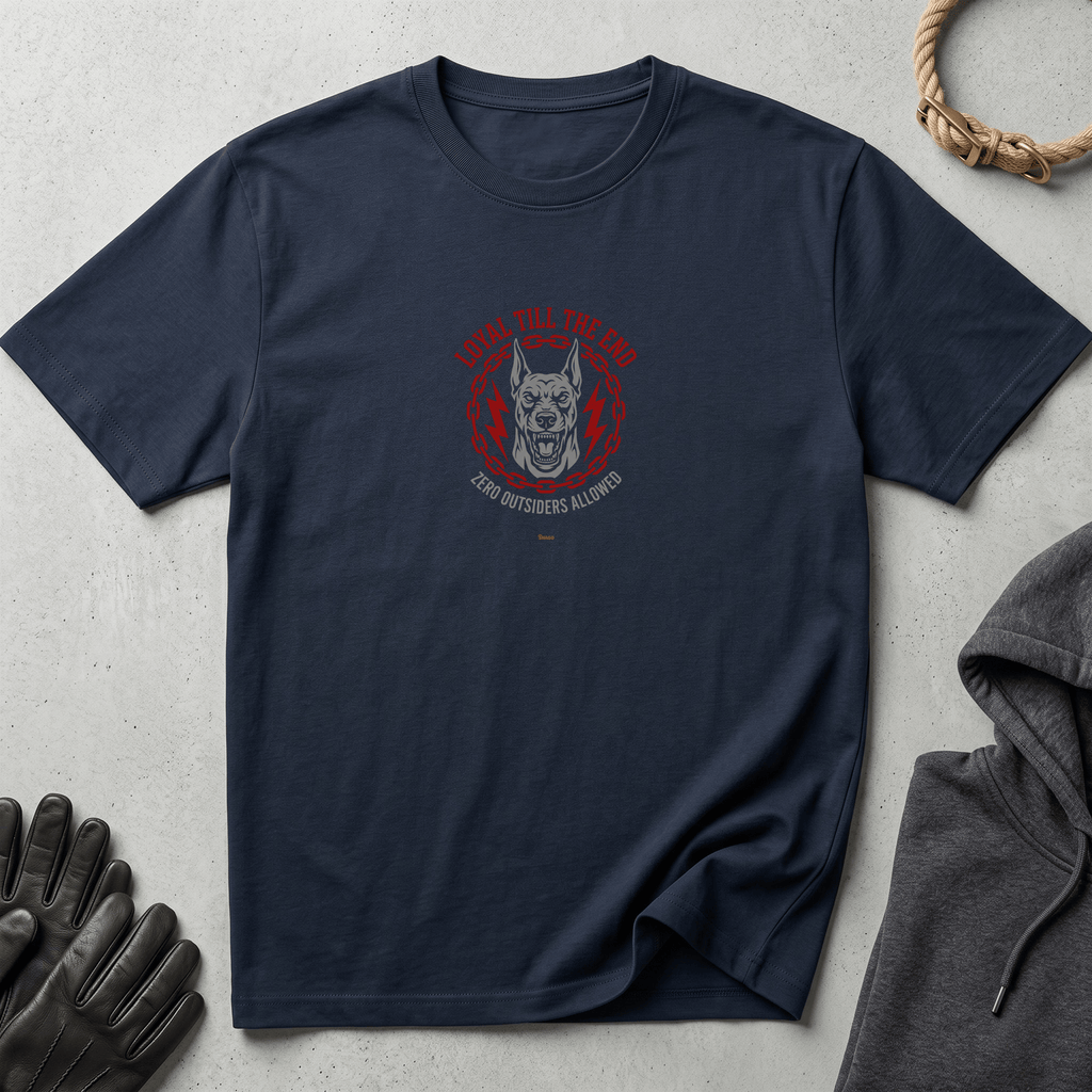 Snago T-Shirt LOYAL TILL THE END Dog and Cat Tees for Pet Parents