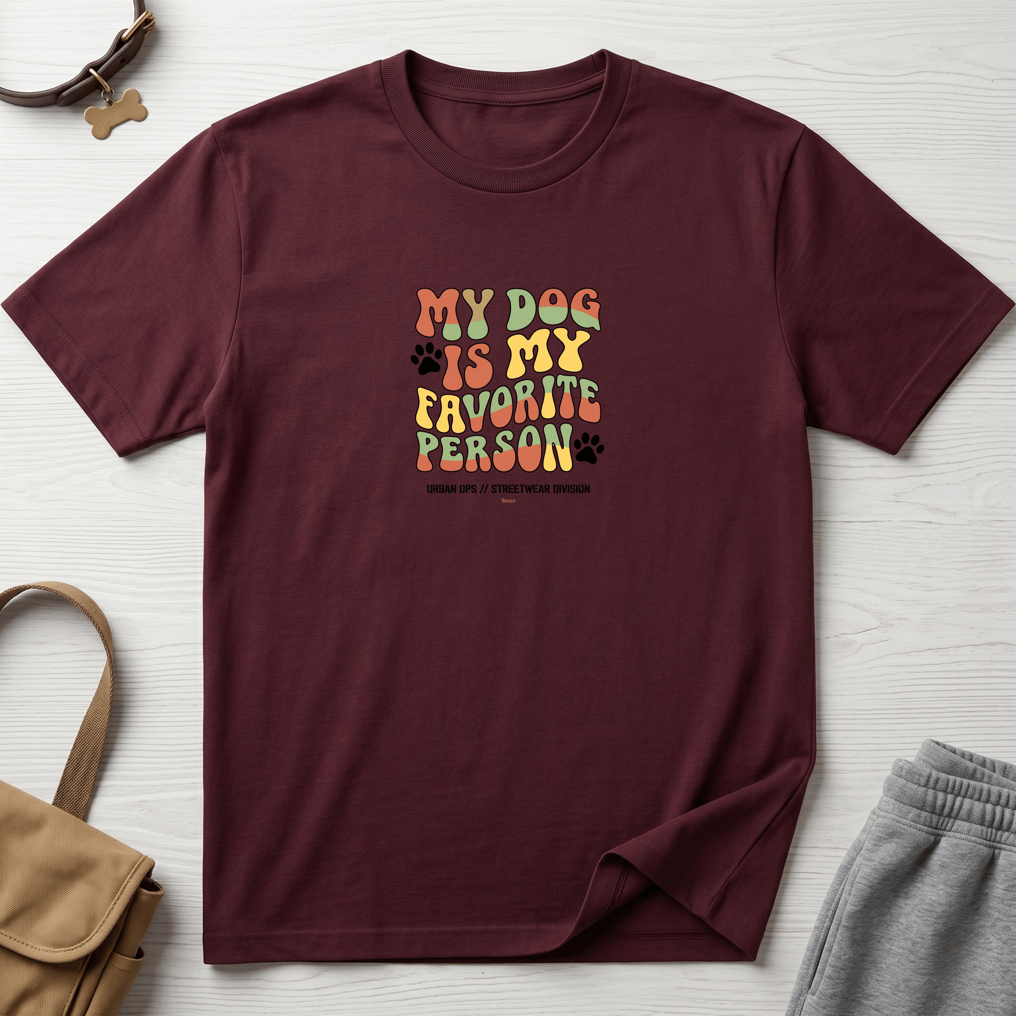 Snago T-Shirt My Dog Is My Favorite Dog and Cat Tees for Pet Parents
