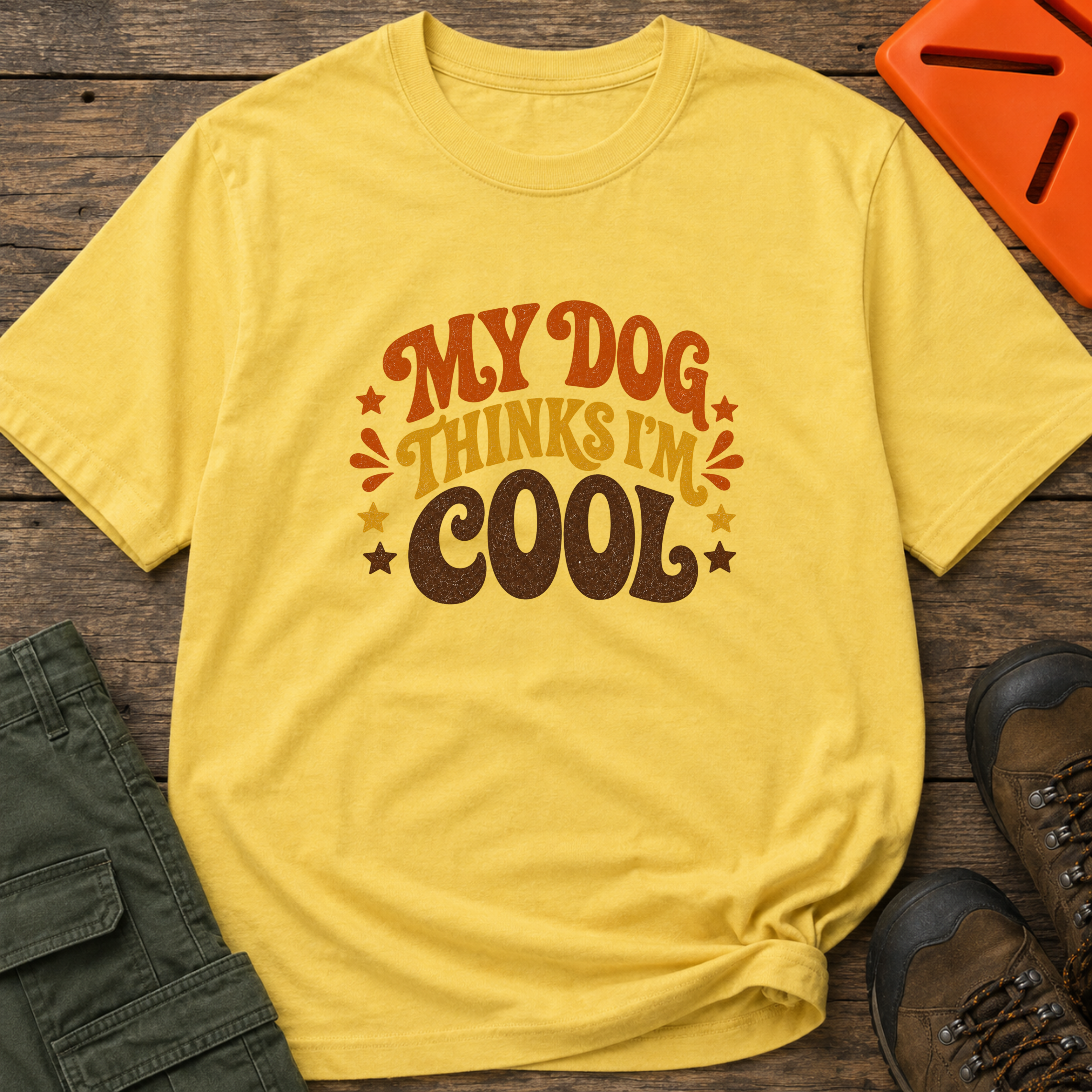 Snago T-Shirt My Dog Thinks I'm Cool Dog and Cat Tees for Pet Parents