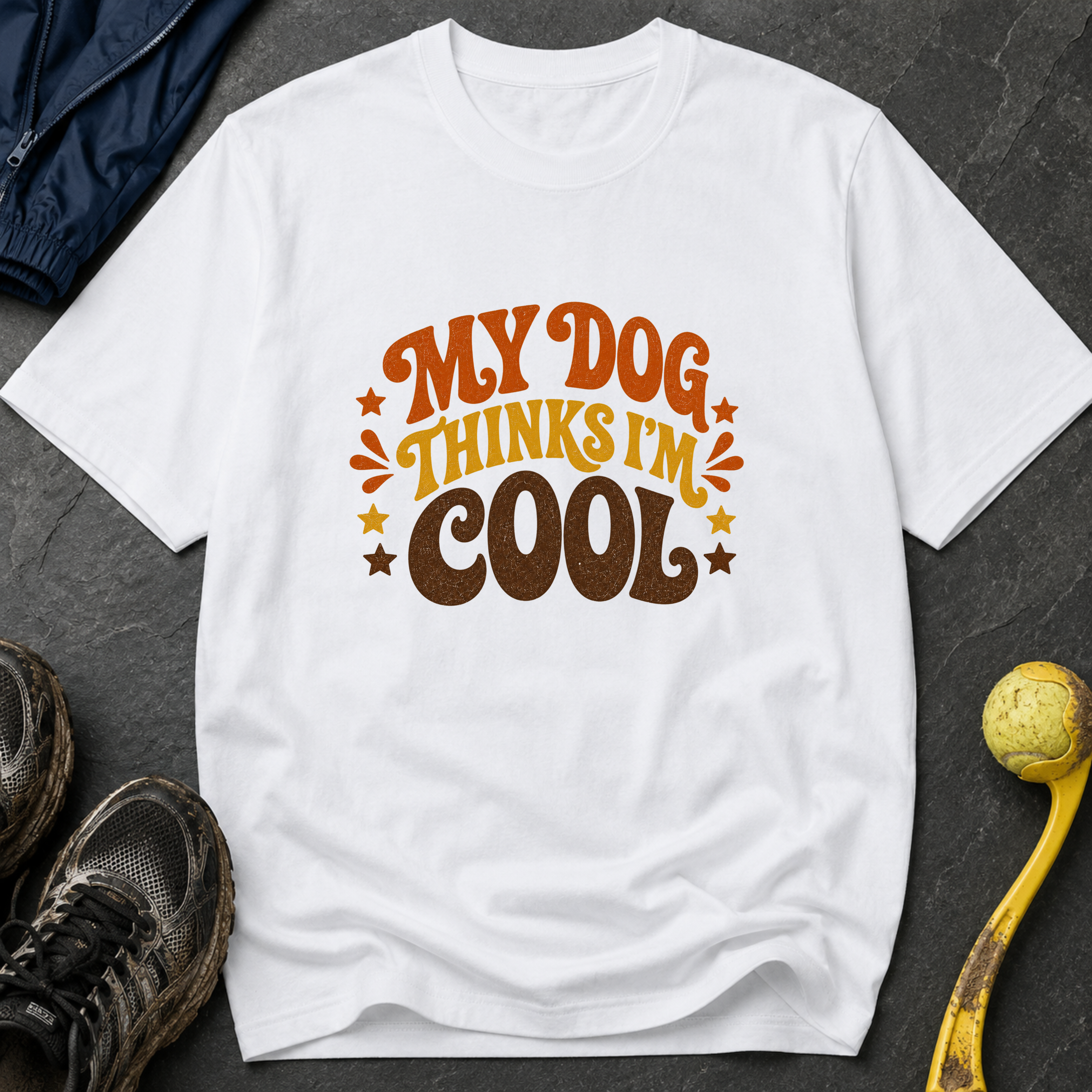 Snago T-Shirt My Dog Thinks I'm Cool Dog and Cat Tees for Pet Parents