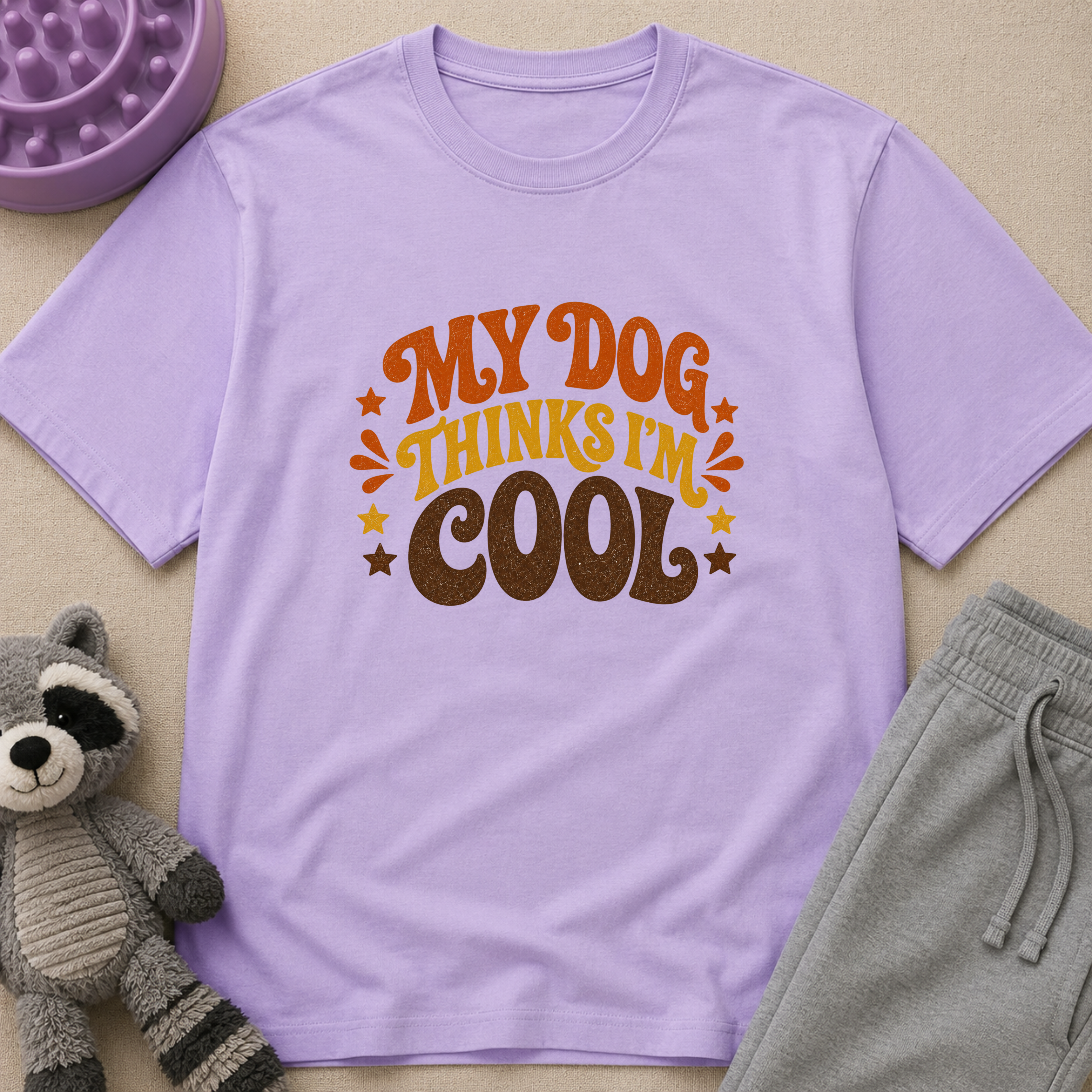 Snago T-Shirt My Dog Thinks I'm Cool Dog and Cat Tees for Pet Parents
