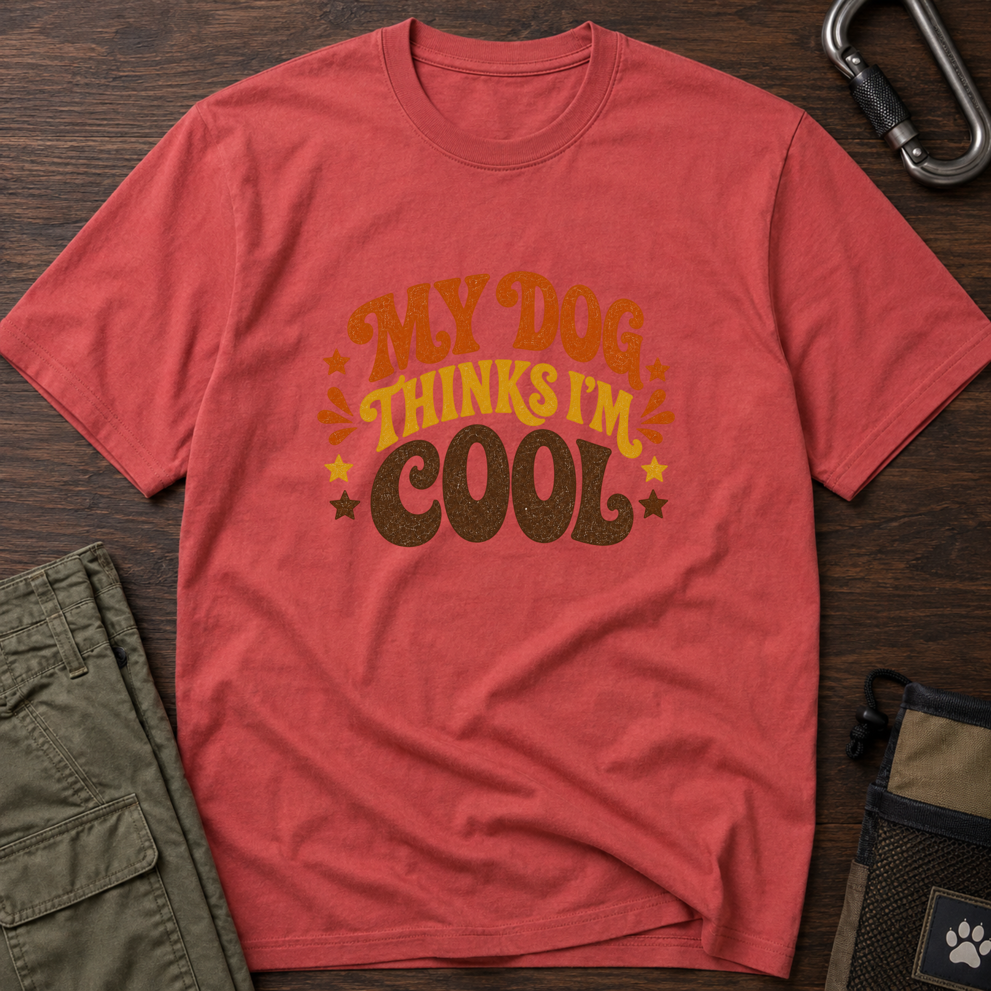 Snago T-Shirt My Dog Thinks I'm Cool Dog and Cat Tees for Pet Parents