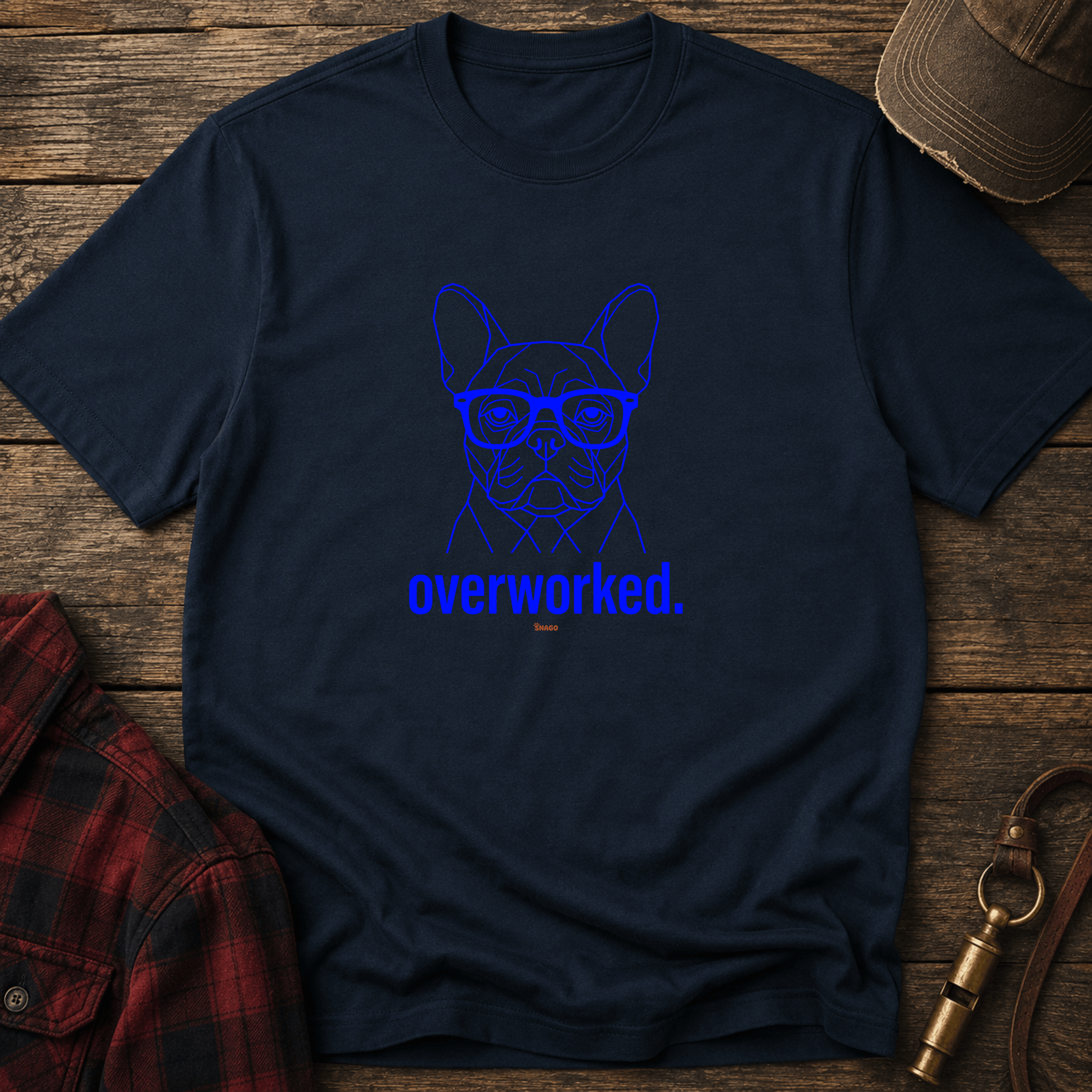 Snago T-Shirt overworked. Dog and Cat Tees for Pet Parents
