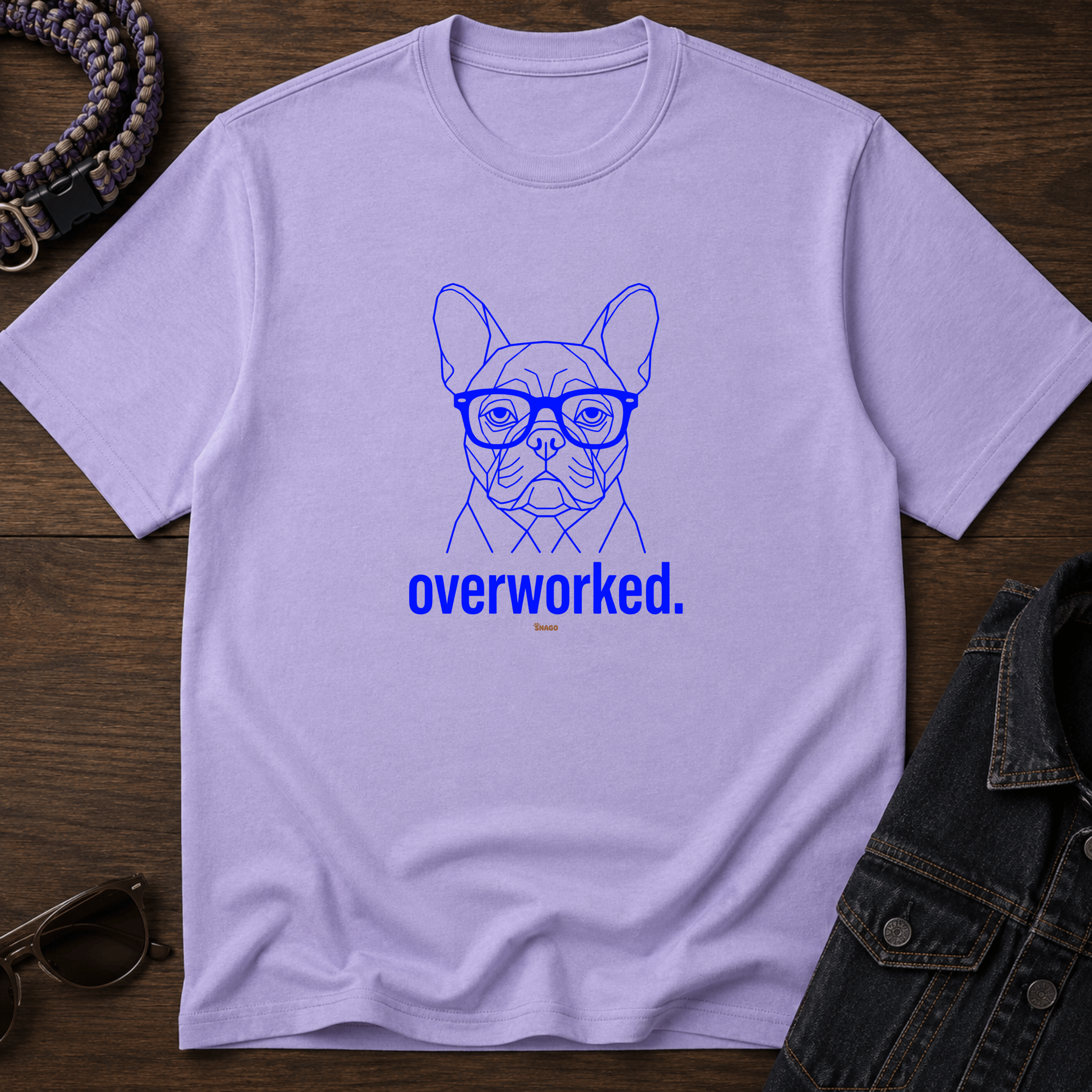 Snago T-Shirt overworked. Dog and Cat Tees for Pet Parents