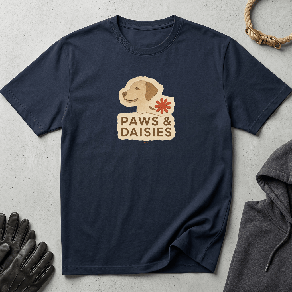 Snago T-Shirt PAWS & DAISIES Dog and Cat Tees for Pet Parents