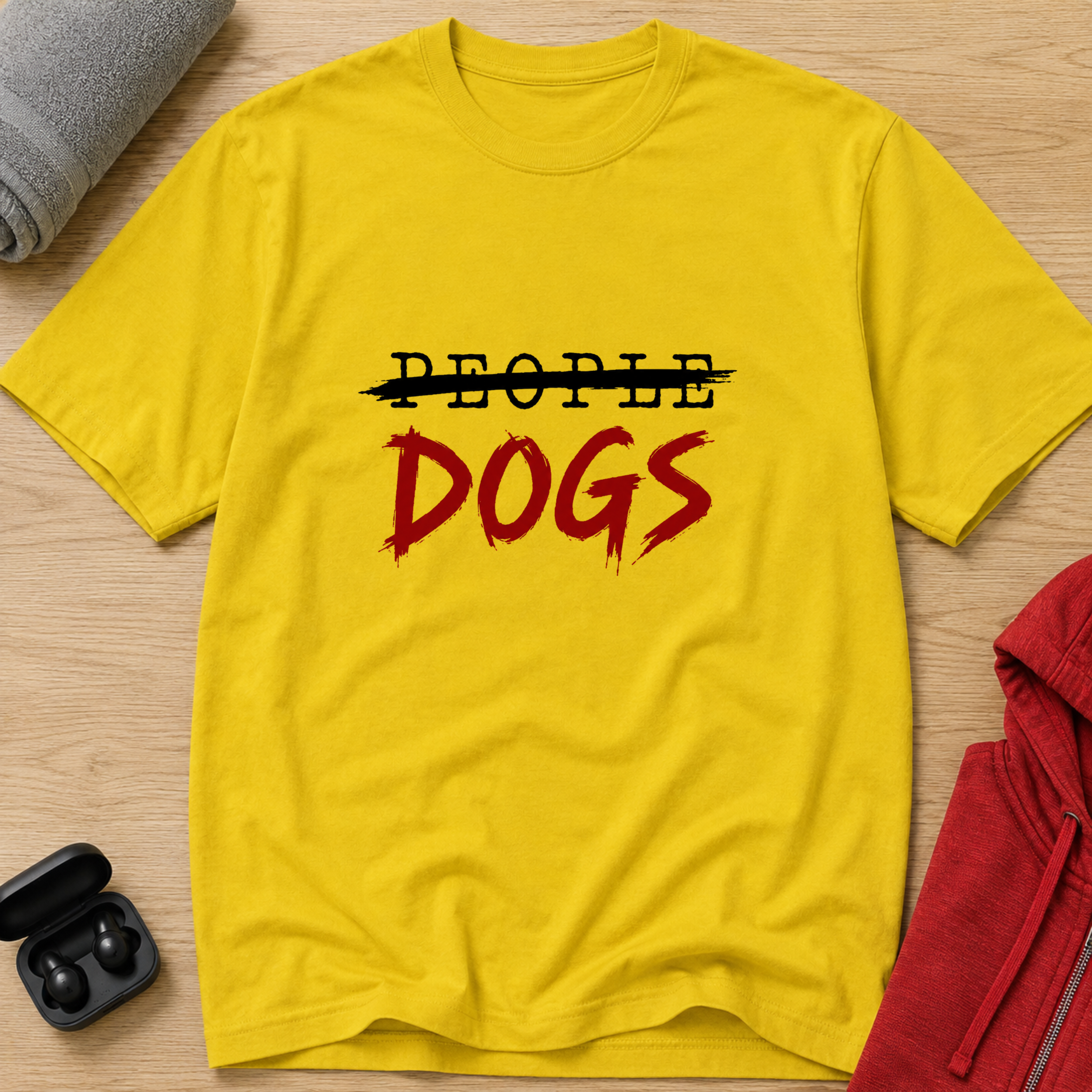 Snago T-Shirt People - No, Dogs - Yes Dog and Cat Tees for Pet Parents
