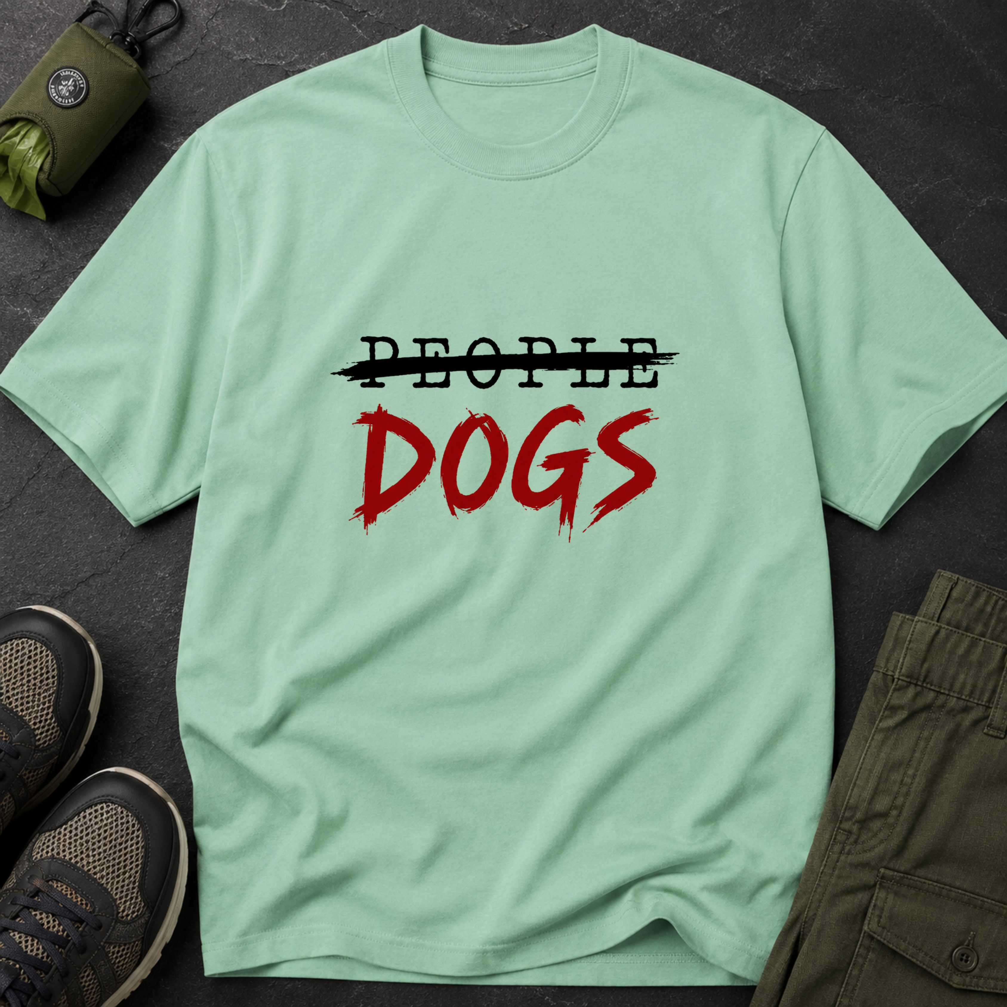 Snago T-Shirt People - No, Dogs - Yes Dog and Cat Tees for Pet Parents