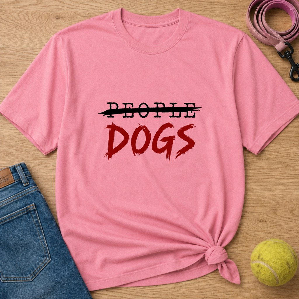 Snago T-Shirt People - No, Dogs - Yes Dog and Cat Tees for Pet Parents