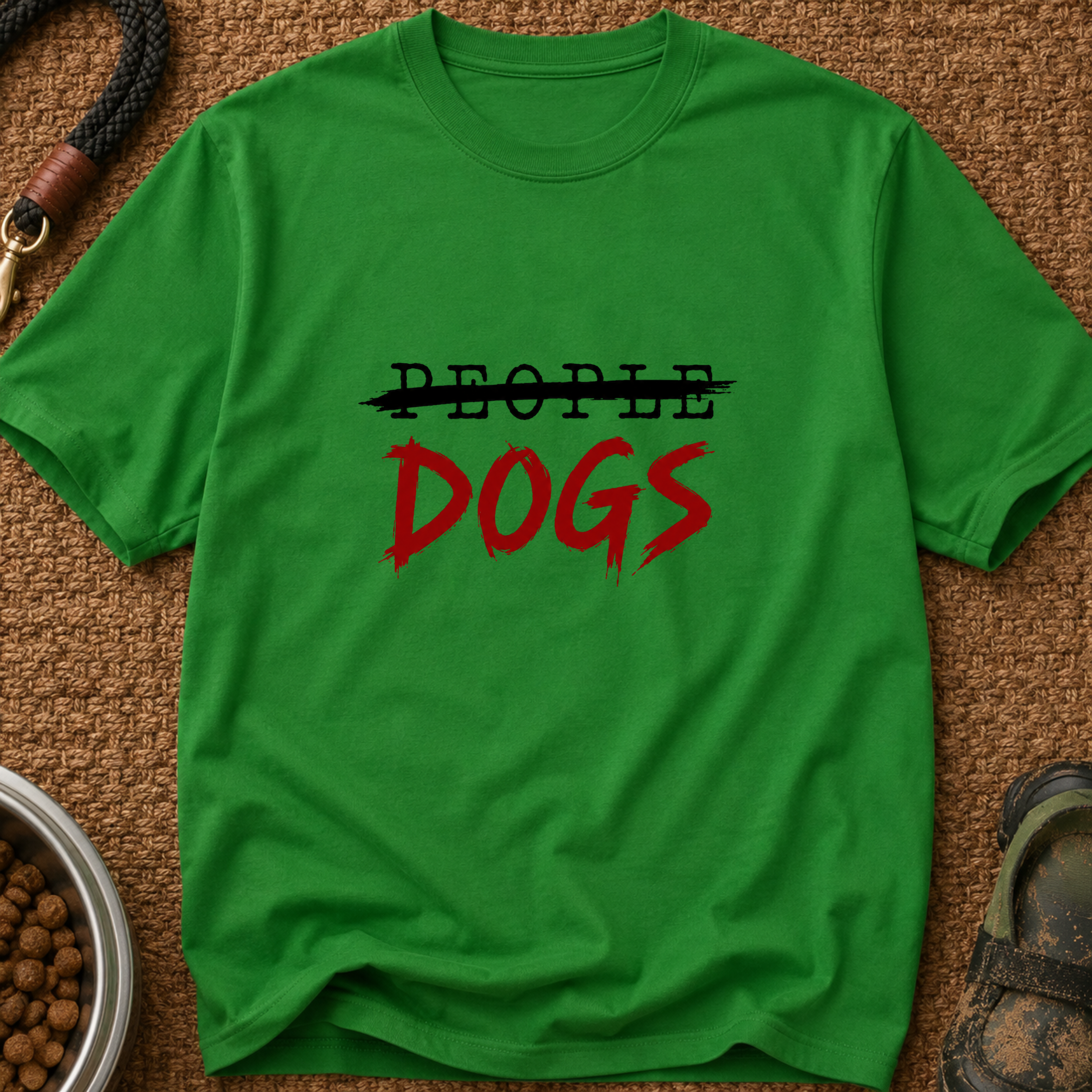 Snago T-Shirt People - No, Dogs - Yes Dog and Cat Tees for Pet Parents