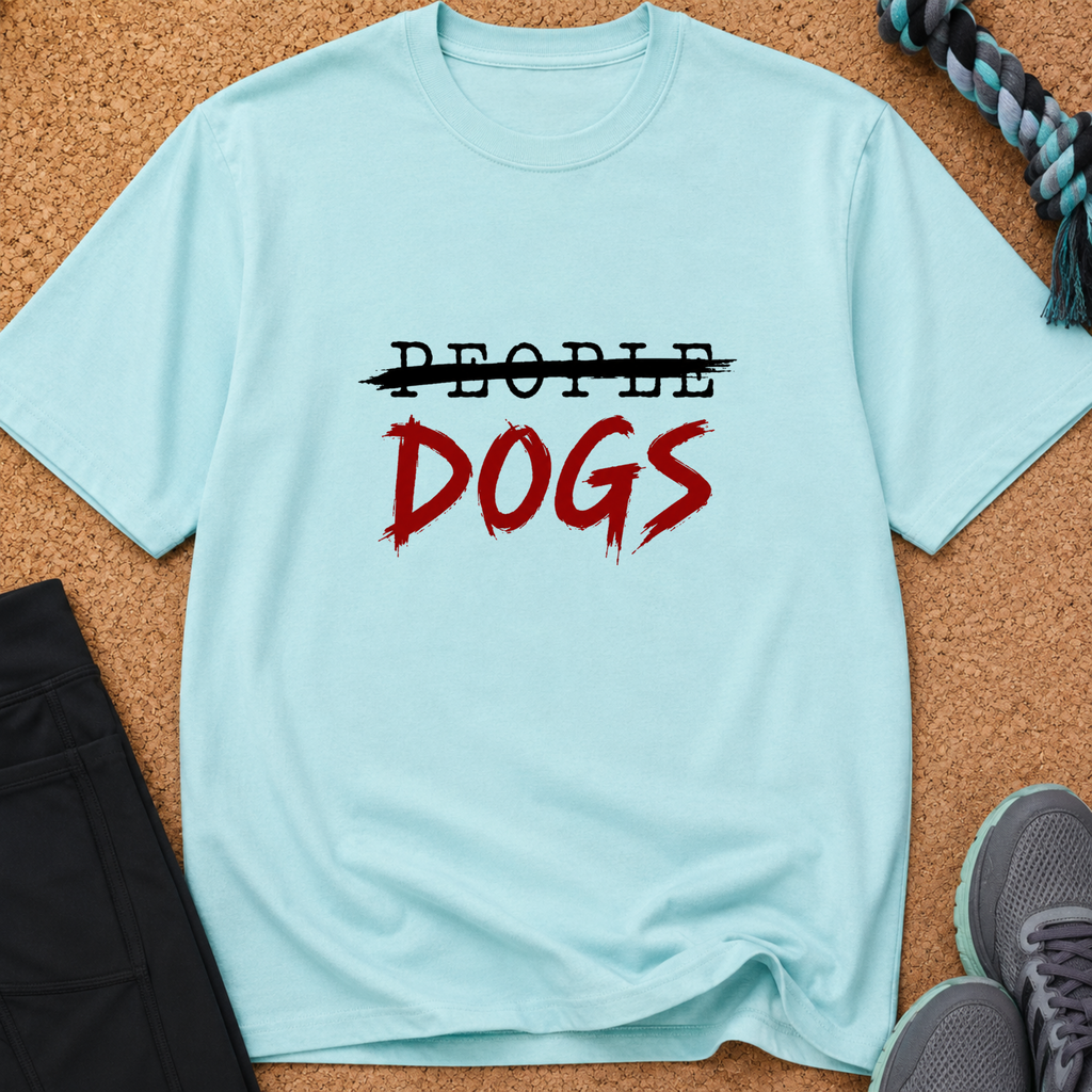 Snago T-Shirt People - No, Dogs - Yes Dog and Cat Tees for Pet Parents