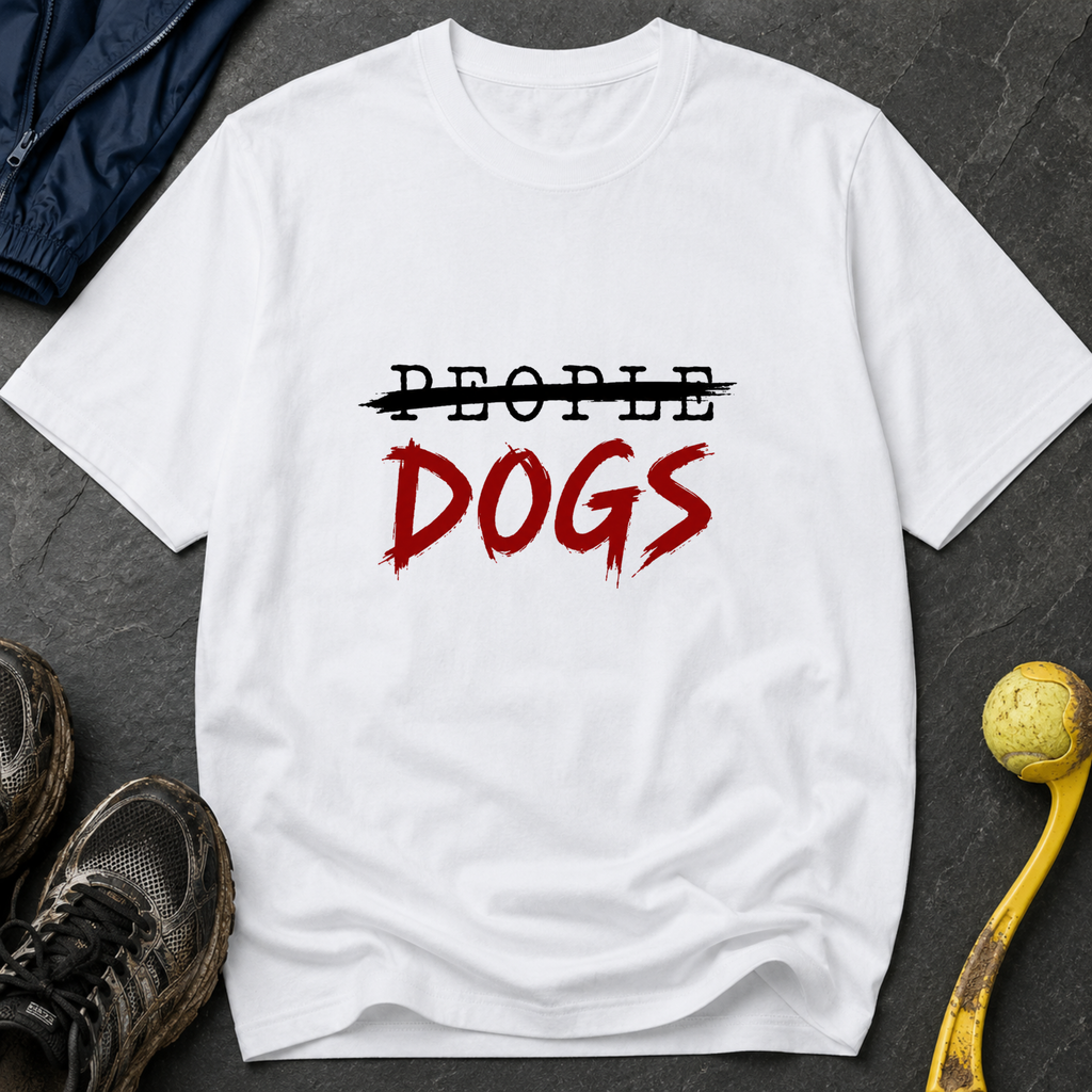 Snago T-Shirt People - No, Dogs - Yes Dog and Cat Tees for Pet Parents