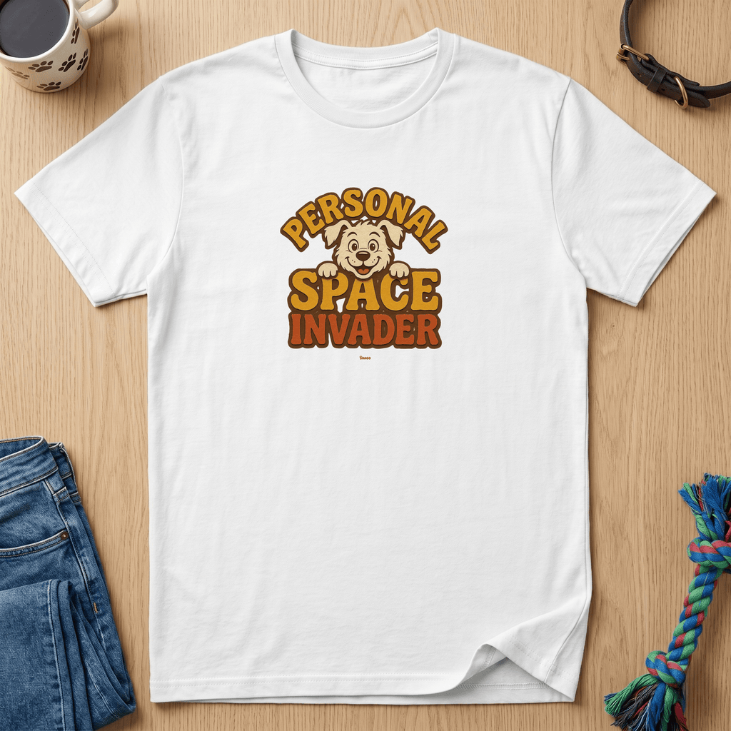 Snago T-Shirt Personal Space Invader Dog and Cat Tees for Pet Parents