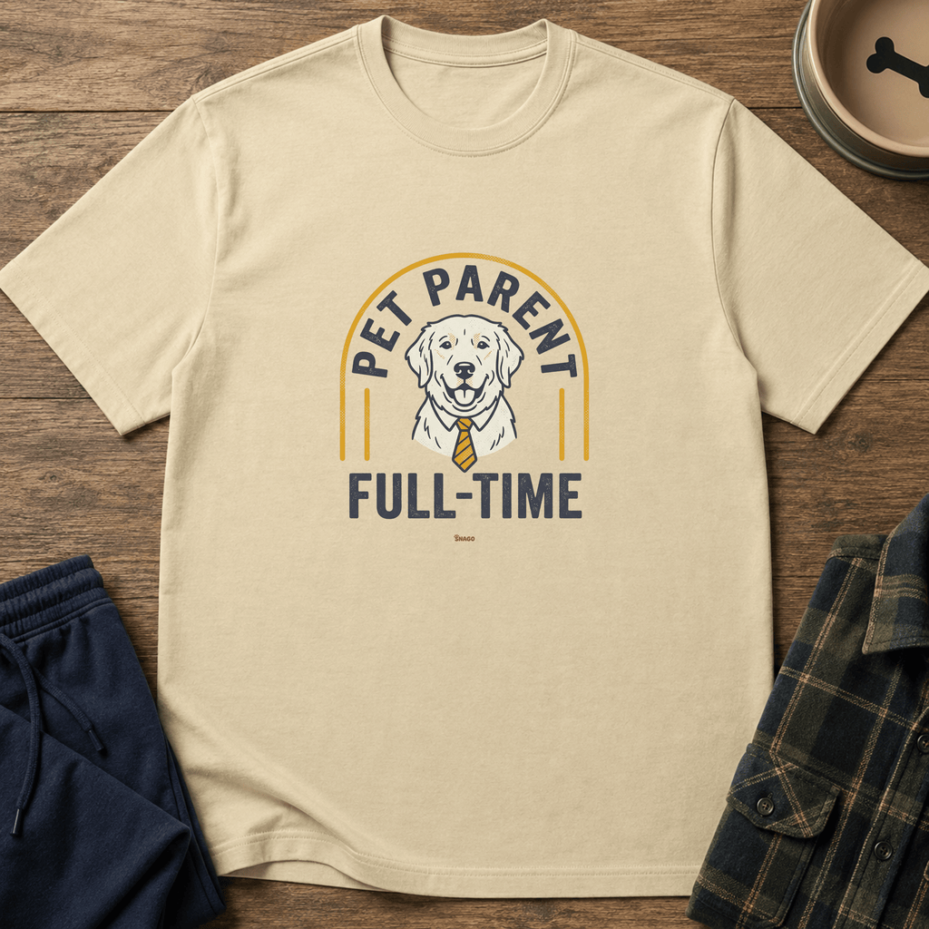 Snago T-Shirt Pet Parent - Full Time Dog and Cat Tees for Pet Parents