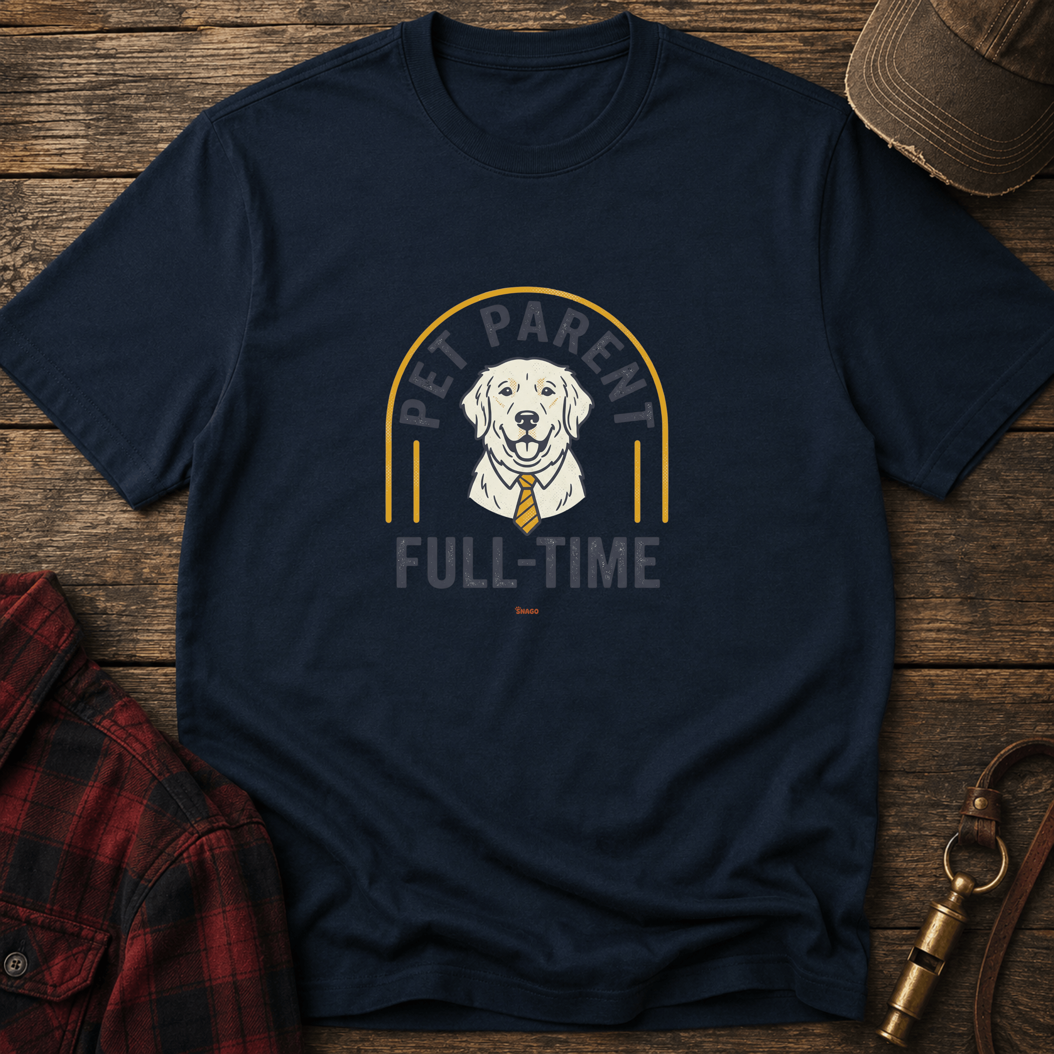 Snago T-Shirt Pet Parent - Full Time Dog and Cat Tees for Pet Parents