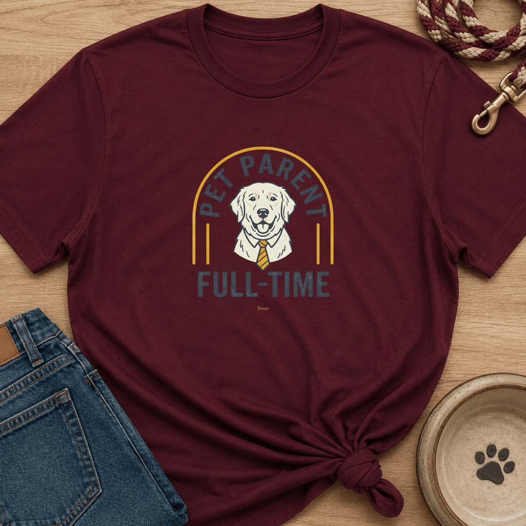 Snago T-Shirt Pet Parent - Full Time Dog and Cat Tees for Pet Parents