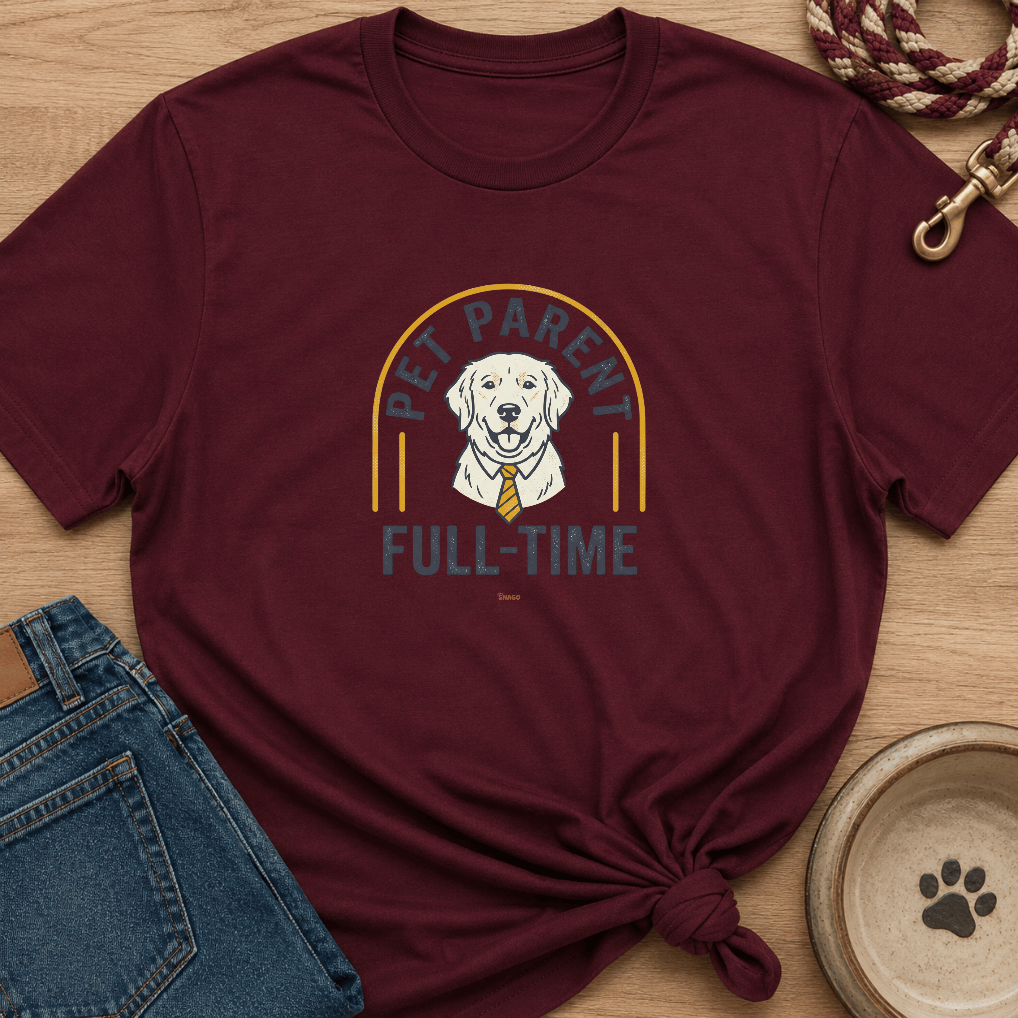 Snago T-Shirt Pet Parent - Full Time Dog and Cat Tees for Pet Parents