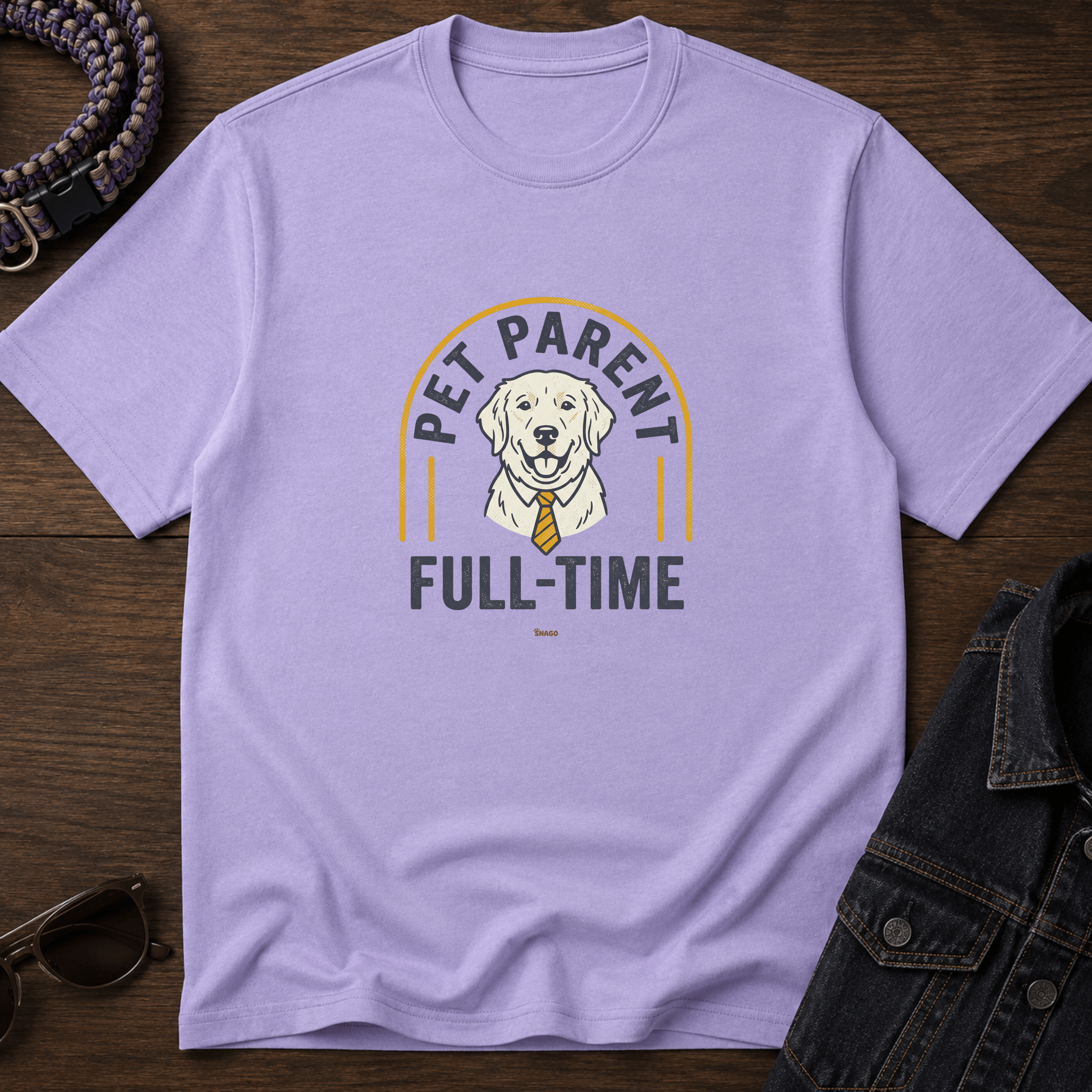 Snago T-Shirt Pet Parent - Full Time Dog and Cat Tees for Pet Parents