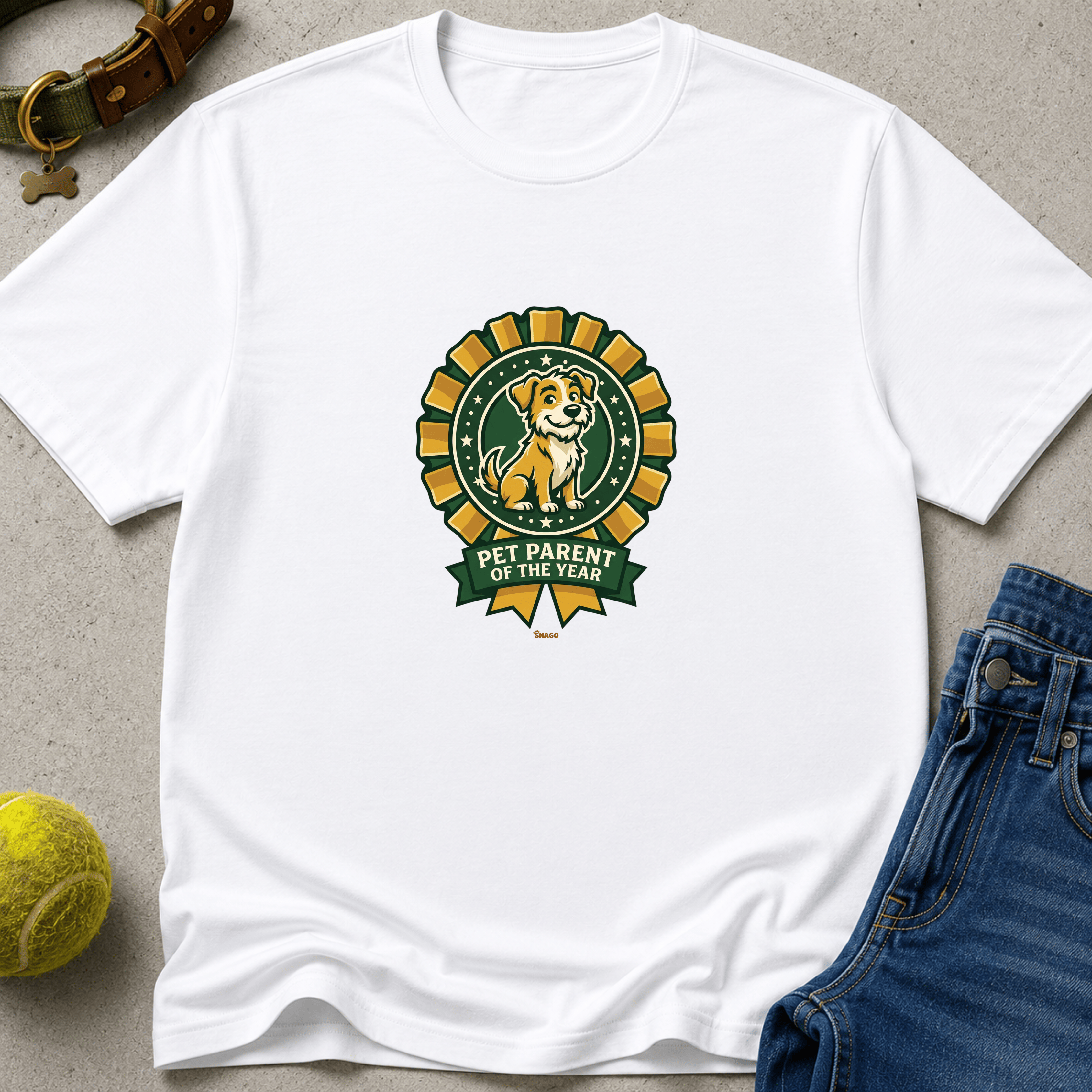 Snago T-Shirt Pet Parent Of The Year Dog and Cat Tees for Pet Parents