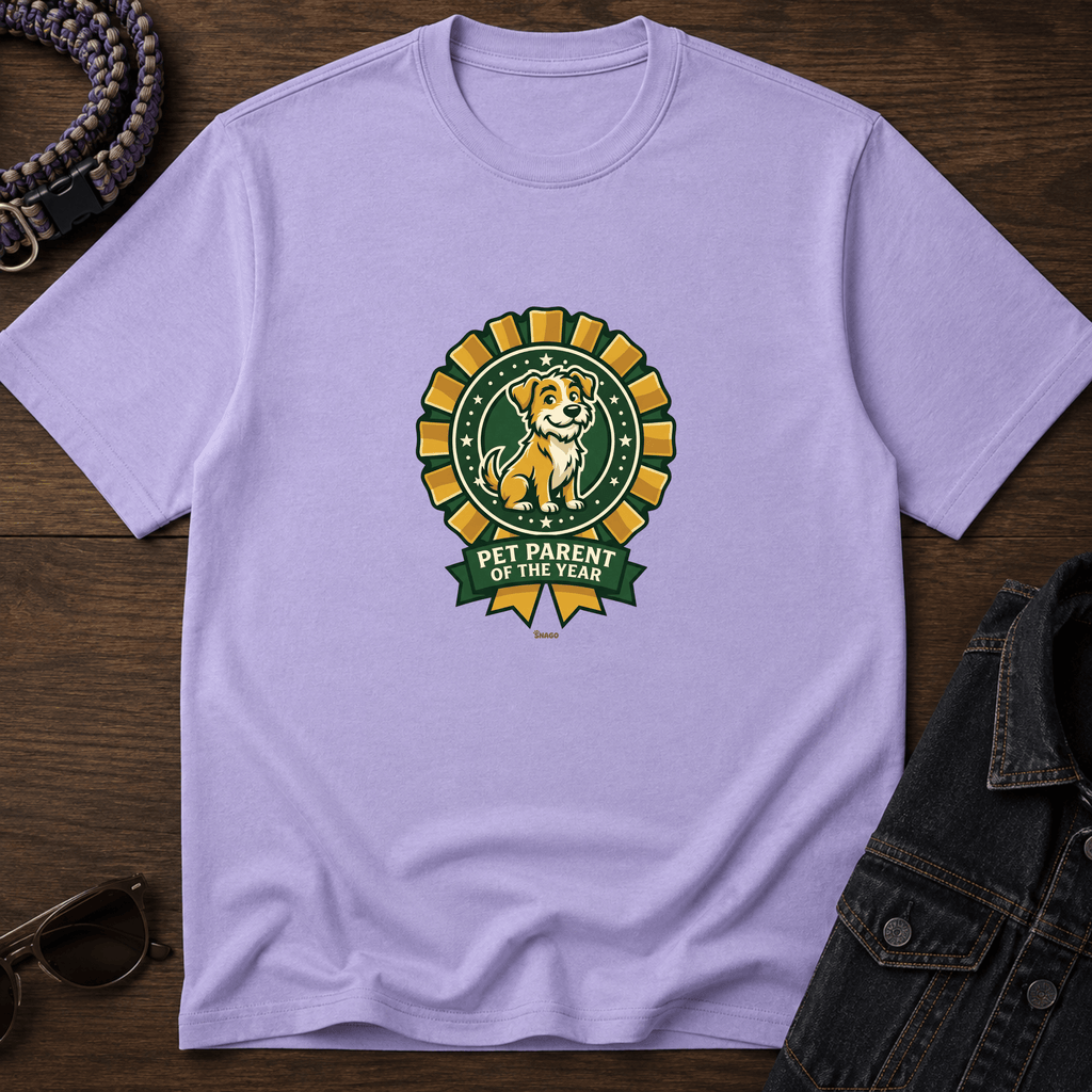 Snago T-Shirt Pet Parent Of The Year Dog and Cat Tees for Pet Parents