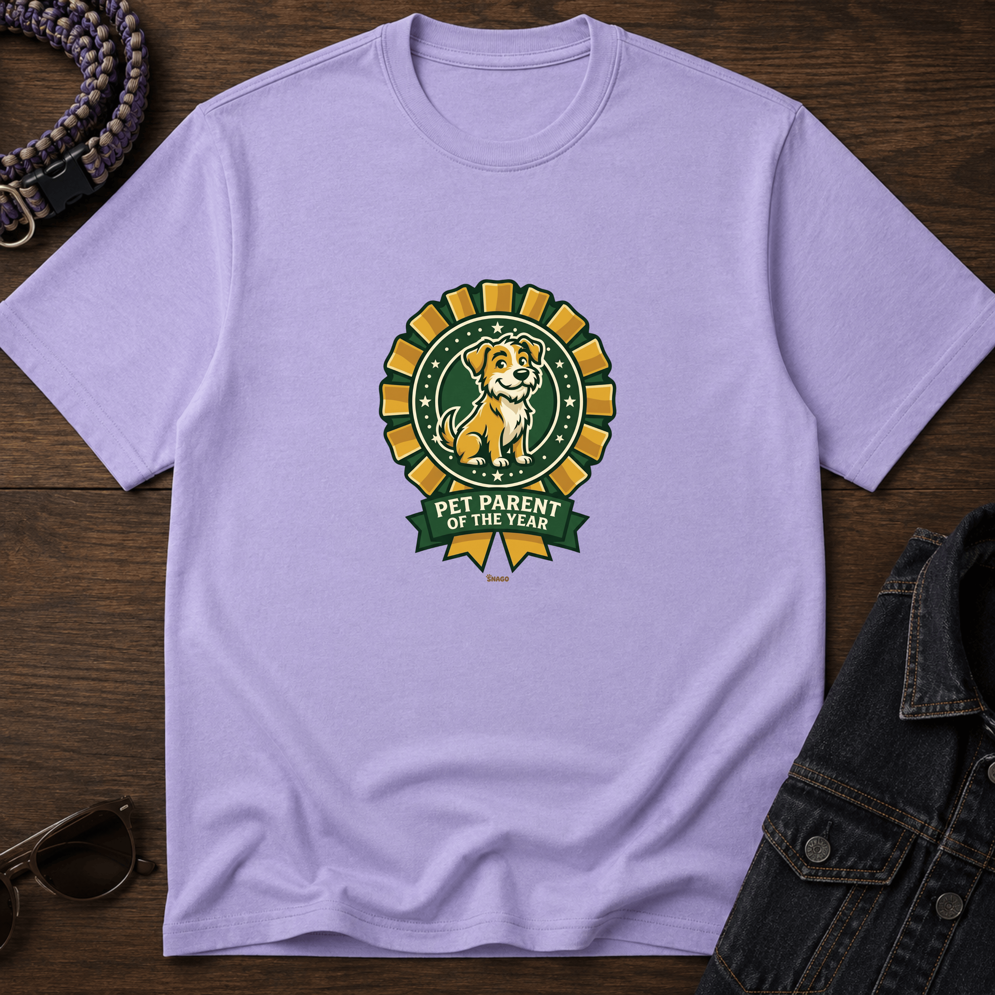 Snago T-Shirt Pet Parent Of The Year Dog and Cat Tees for Pet Parents