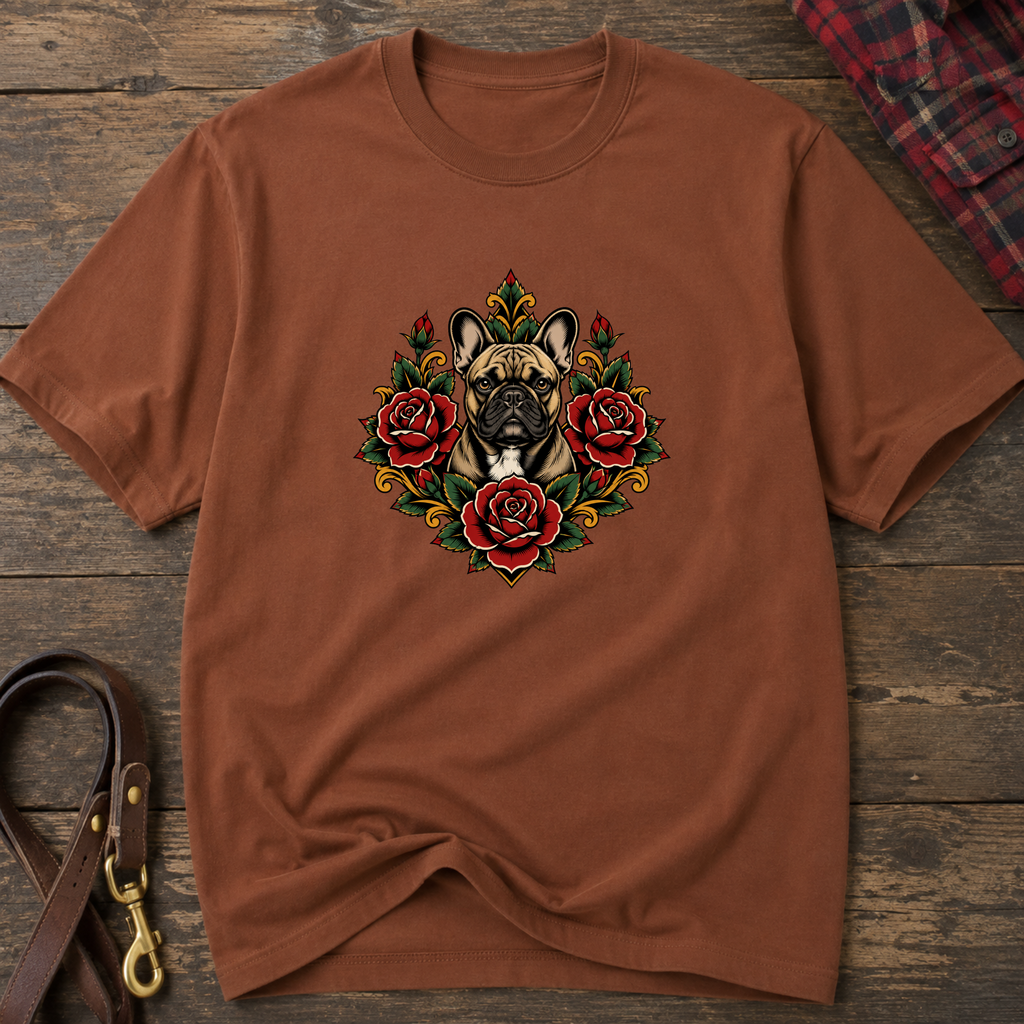 Snago T-Shirt Pugs & Flowers Dog and Cat Tees for Pet Parents