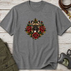 Snago T-Shirt Pugs & Flowers Dog and Cat Tees for Pet Parents