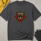 Snago T-Shirt Pugs & Flowers Dog and Cat Tees for Pet Parents