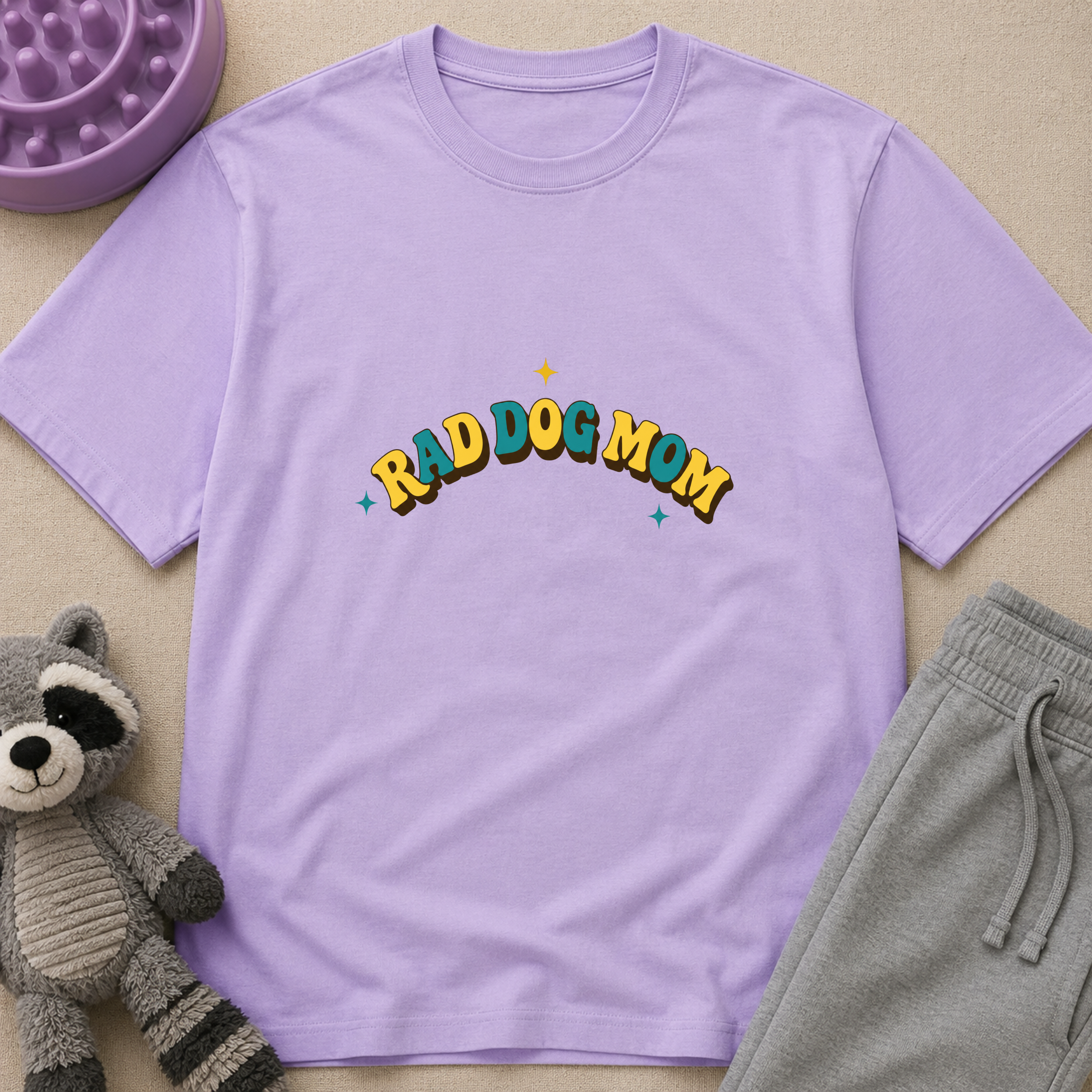 Snago T-Shirt Rad Dog Mom Dog and Cat Tees for Pet Parents