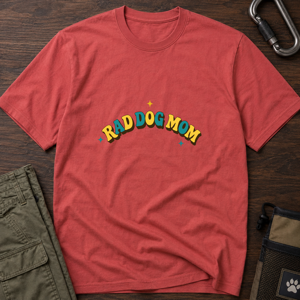 Snago T-Shirt Rad Dog Mom Dog and Cat Tees for Pet Parents