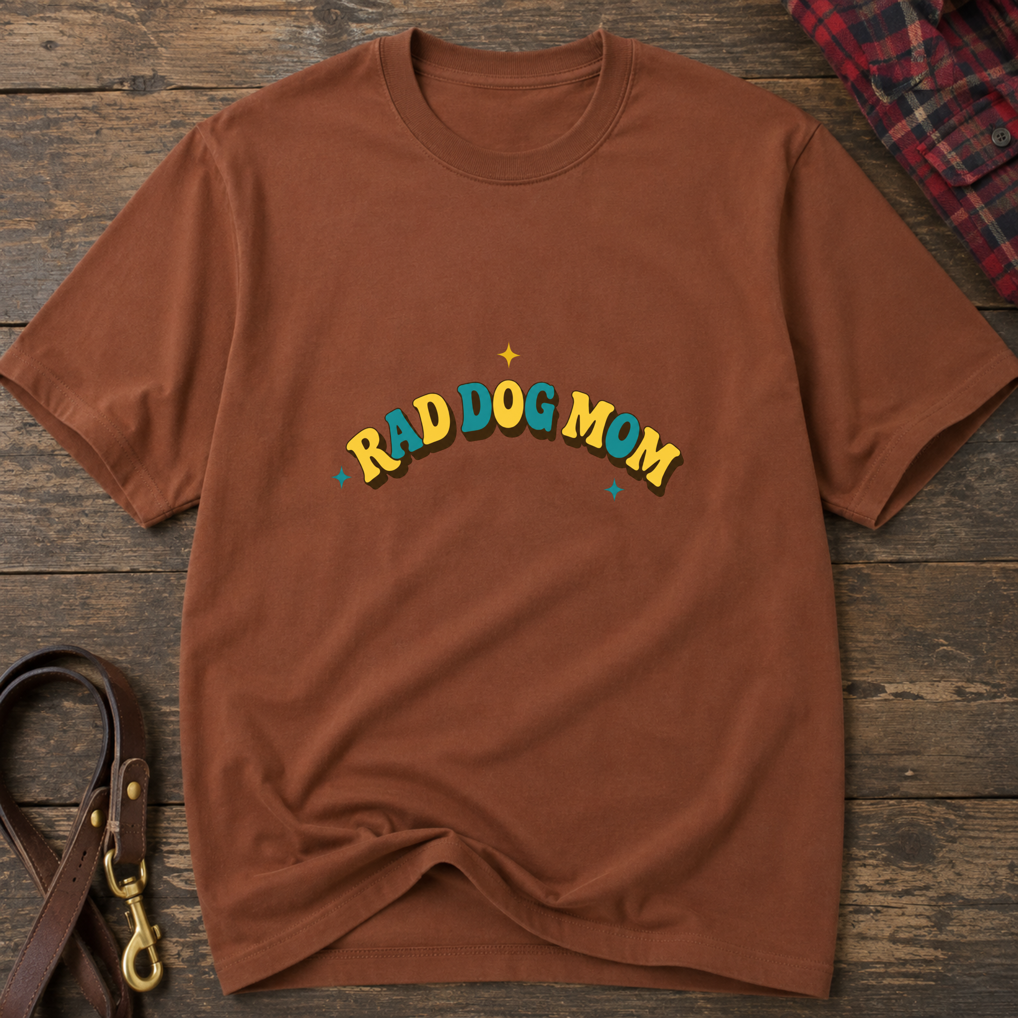 Snago T-Shirt Rad Dog Mom Dog and Cat Tees for Pet Parents