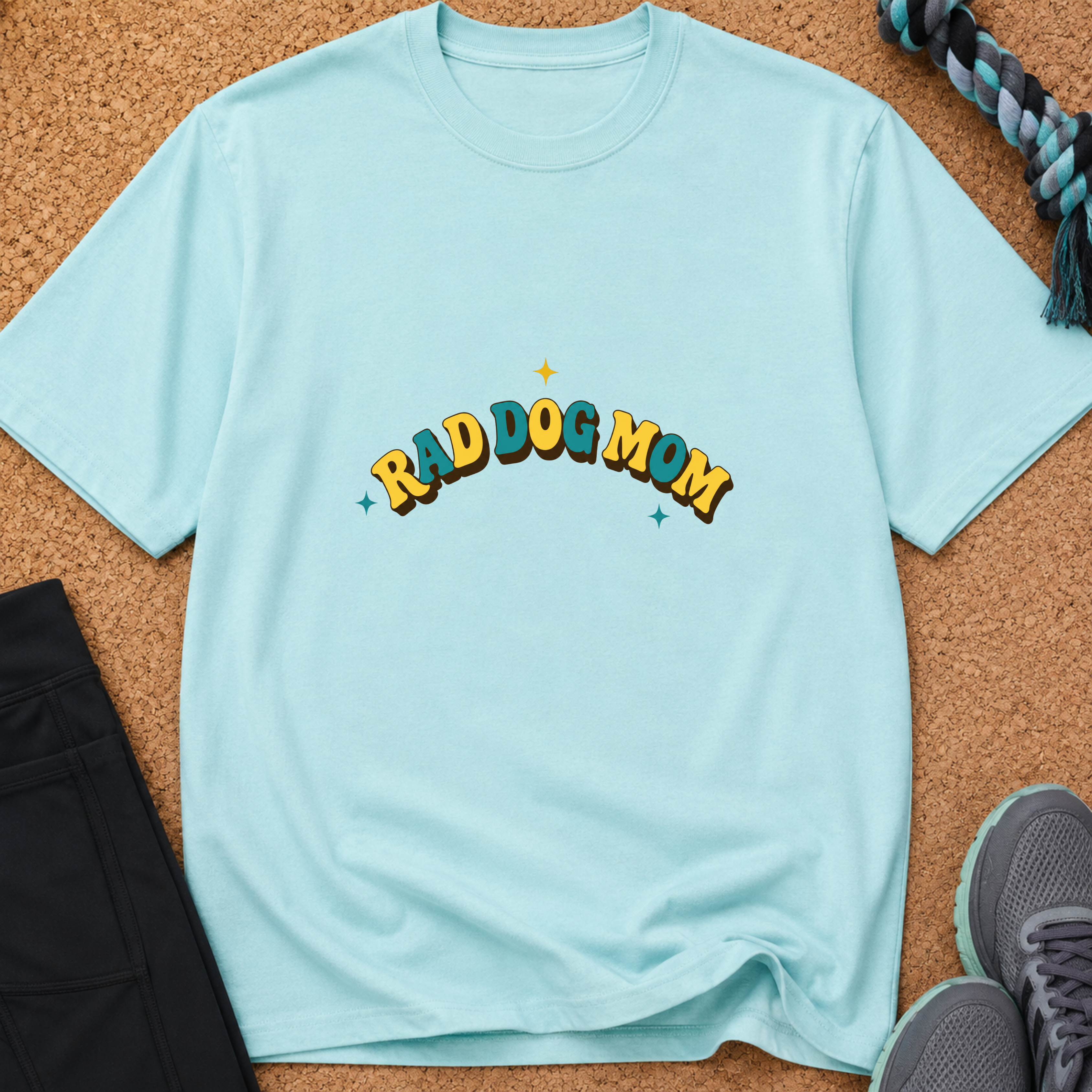 Snago T-Shirt Rad Dog Mom Dog and Cat Tees for Pet Parents