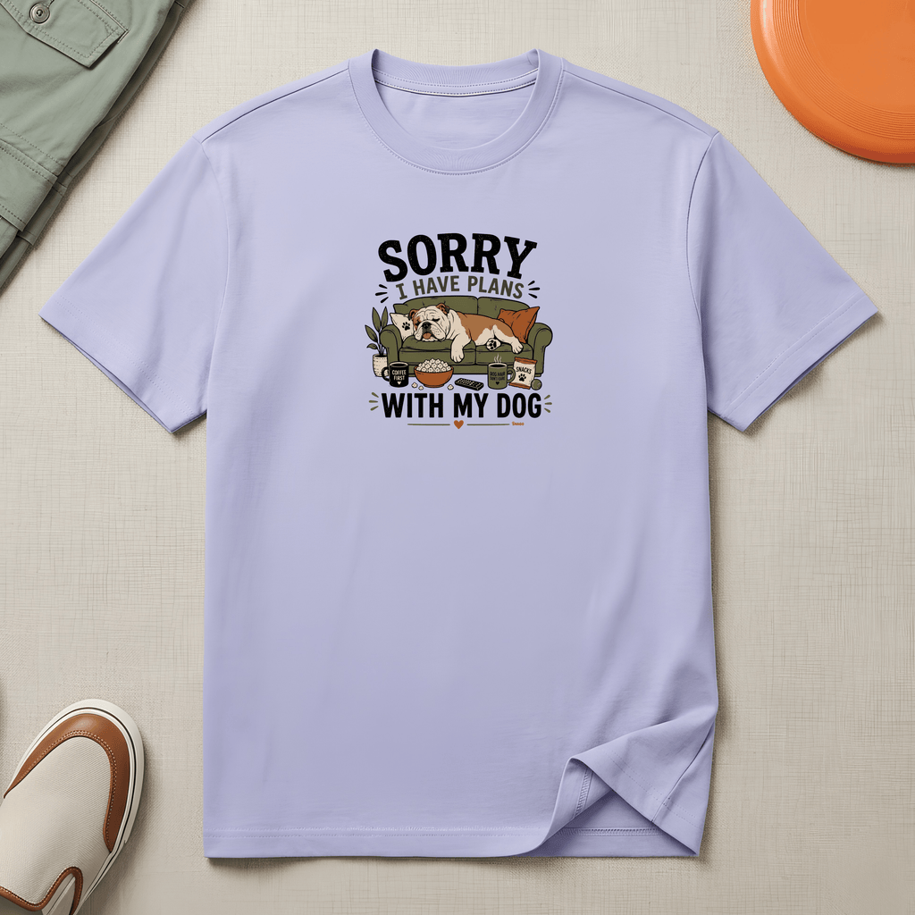 Snago T-Shirt Sorry I Have Plans (With My Dogs) Dog and Cat Tees for Pet Parents