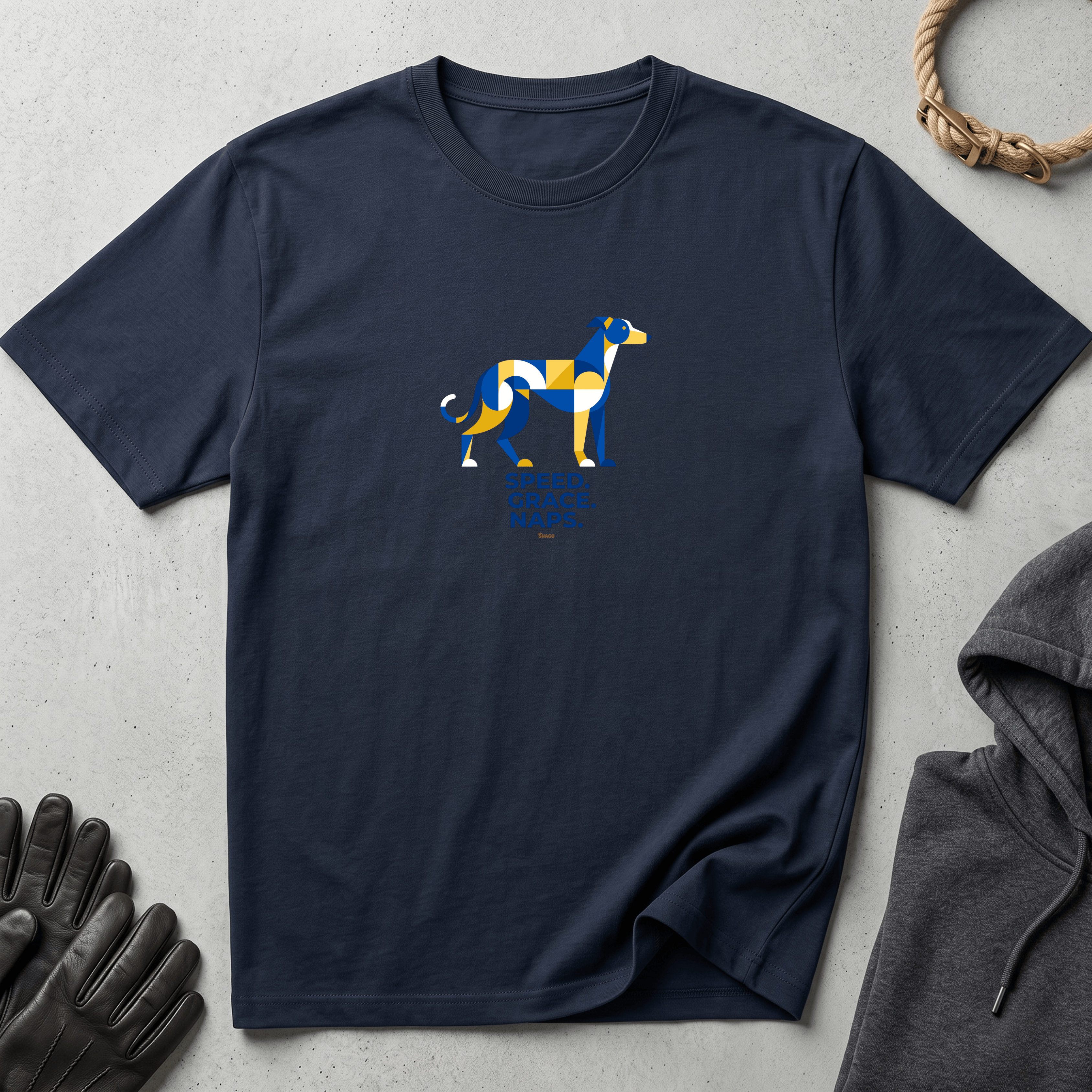 Snago T-Shirt Speed. Grace. Naps. Dog and Cat Tees for Pet Parents
