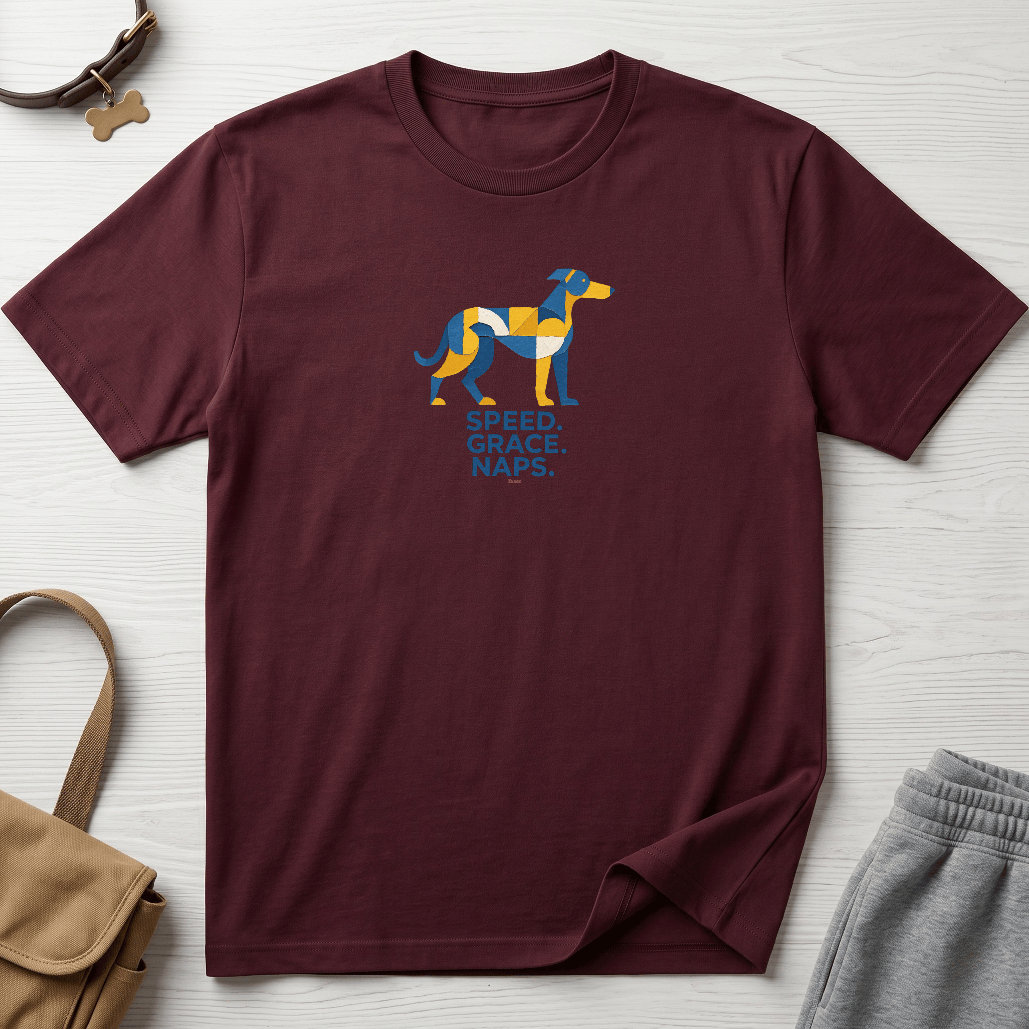 Snago T-Shirt Speed. Grace. Naps. II Dog and Cat Tees for Pet Parents