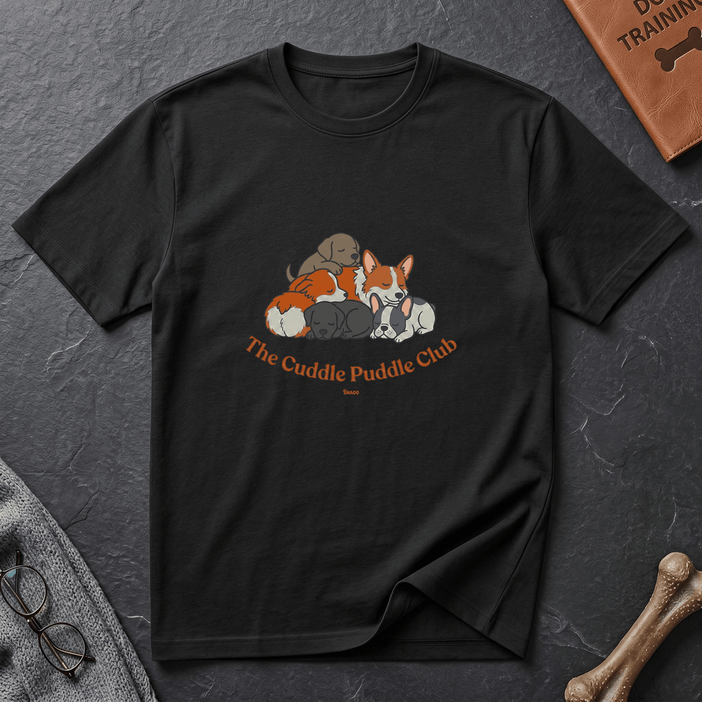 Snago T-Shirt The Cuddle Puddle Club Dog and Cat Tees for Pet Parents