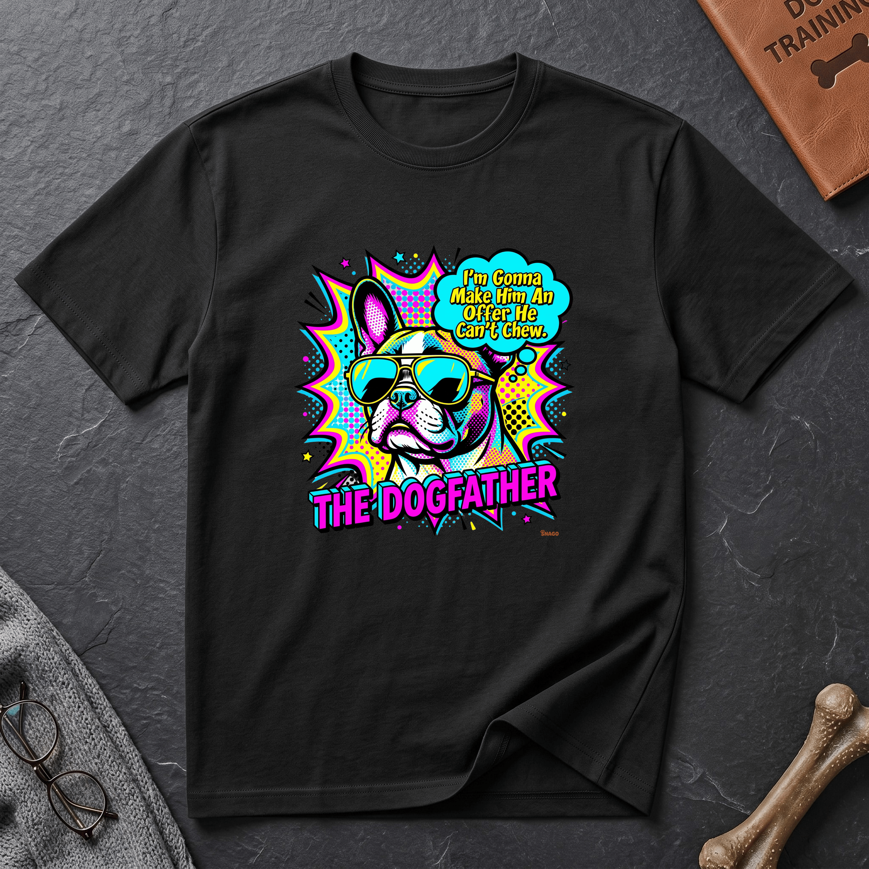 Snago T-Shirt The Dogfather Dog and Cat Tees for Pet Parents