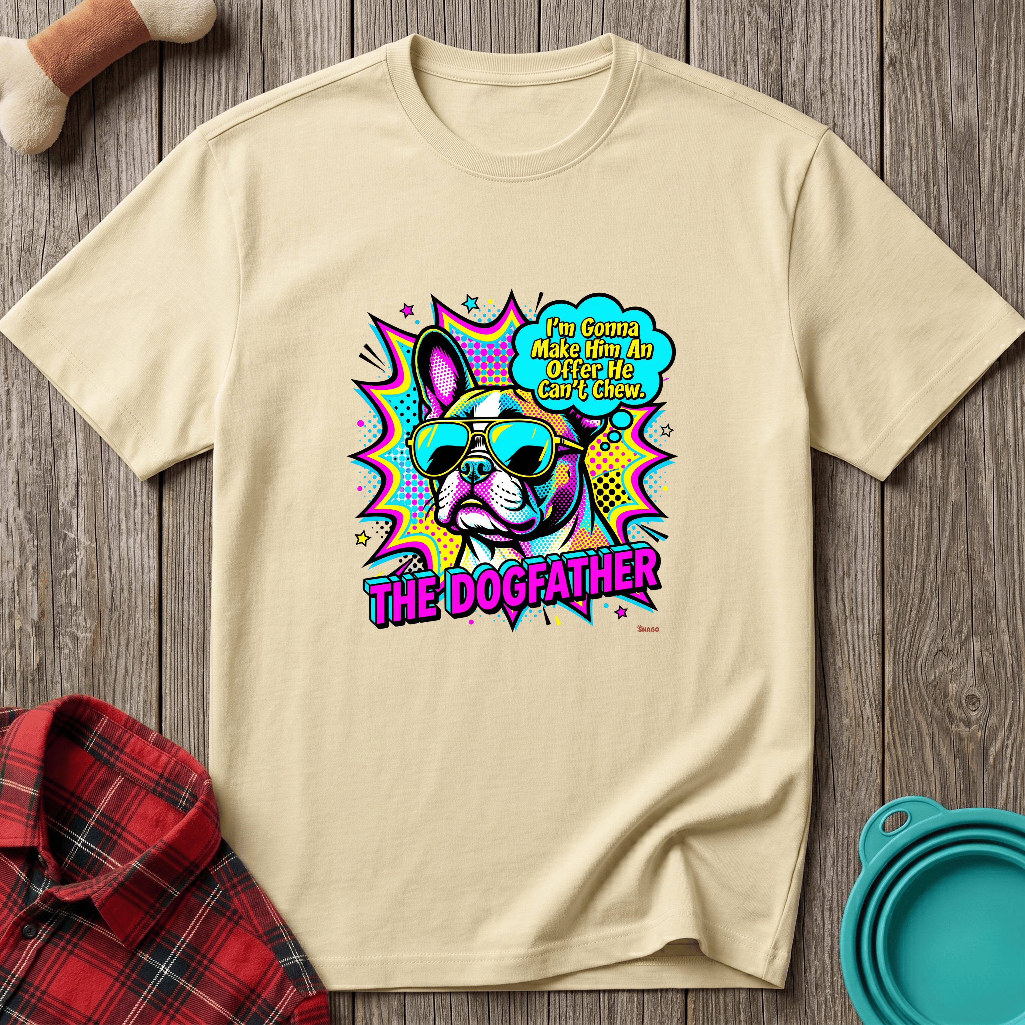 Snago T-Shirt The Dogfather Dog and Cat Tees for Pet Parents