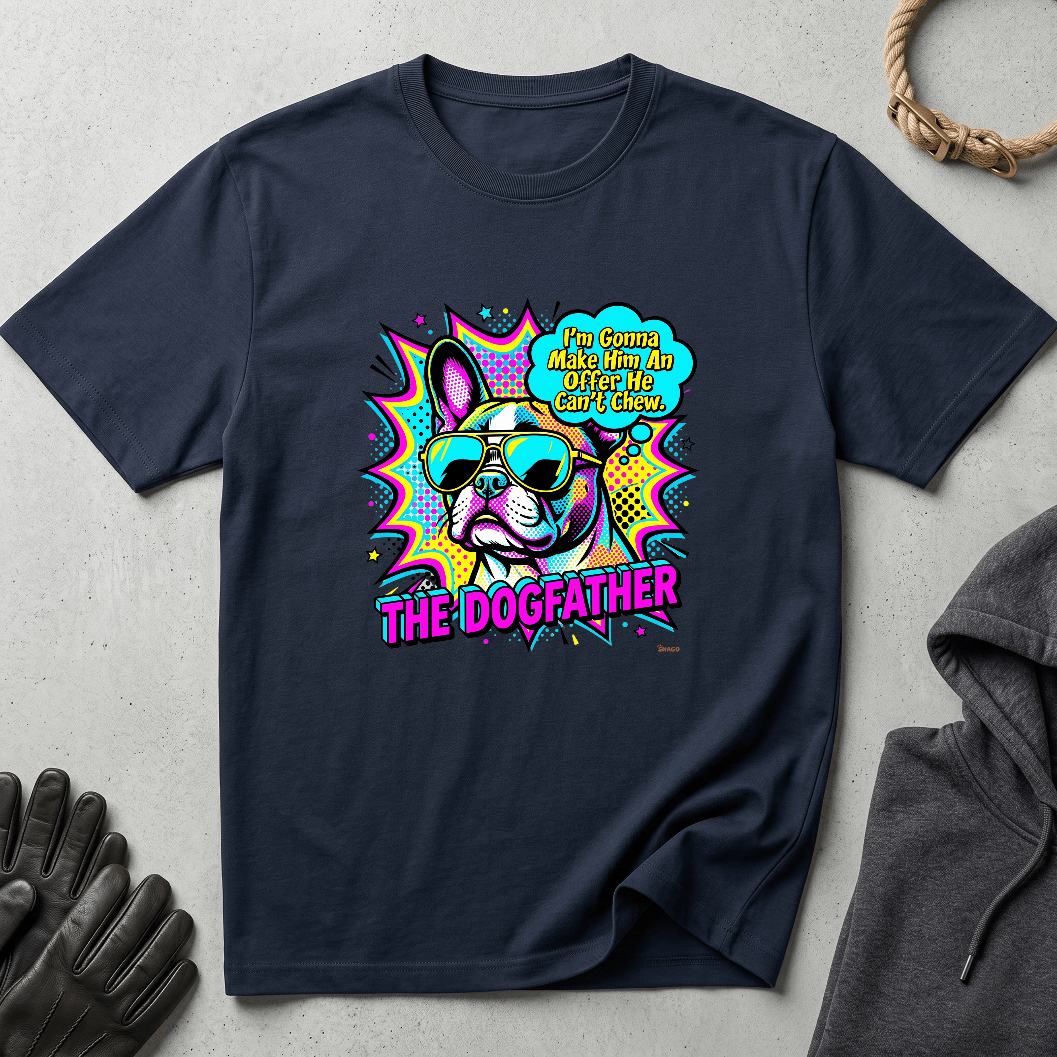 Snago T-Shirt The Dogfather Dog and Cat Tees for Pet Parents