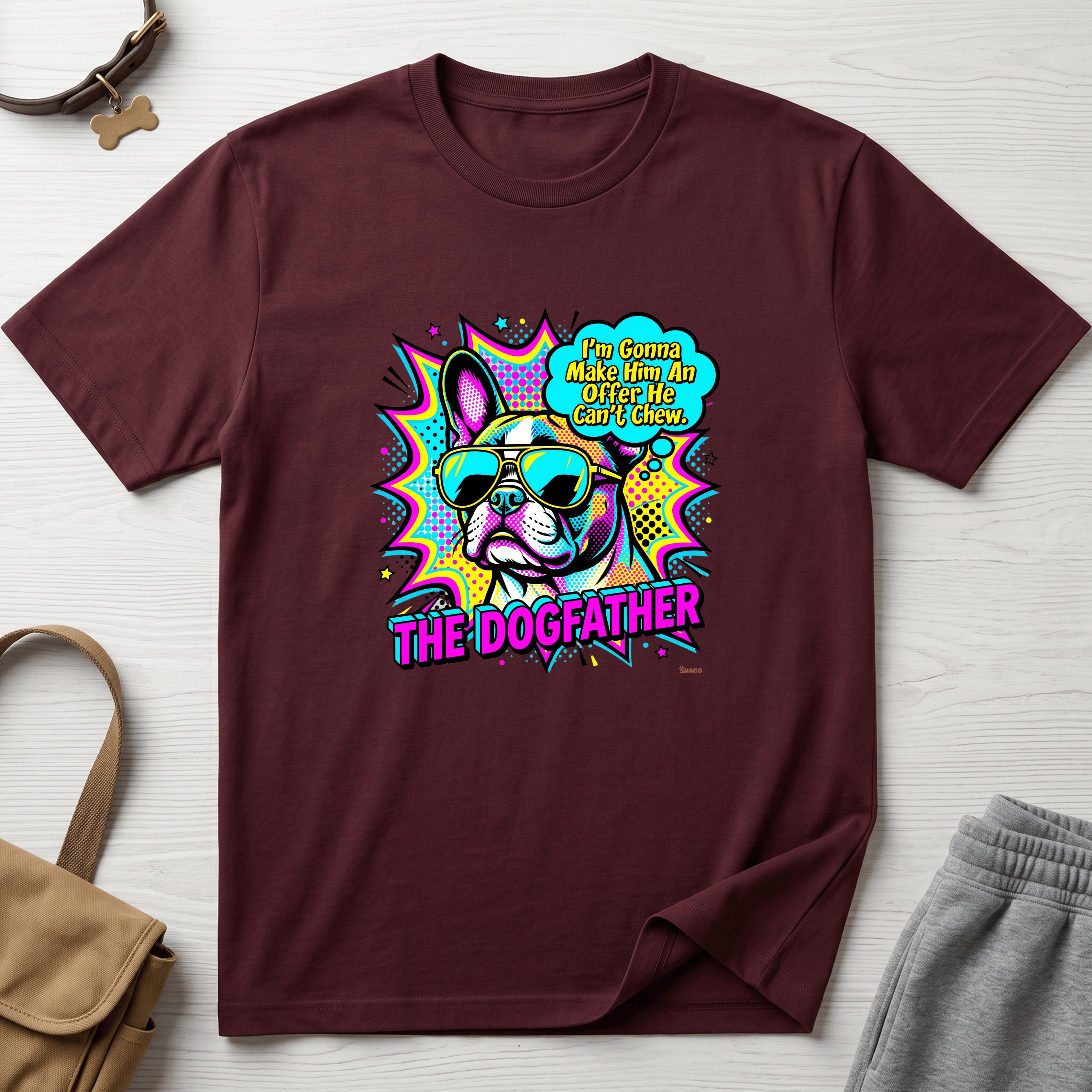 Snago T-Shirt The Dogfather Dog and Cat Tees for Pet Parents