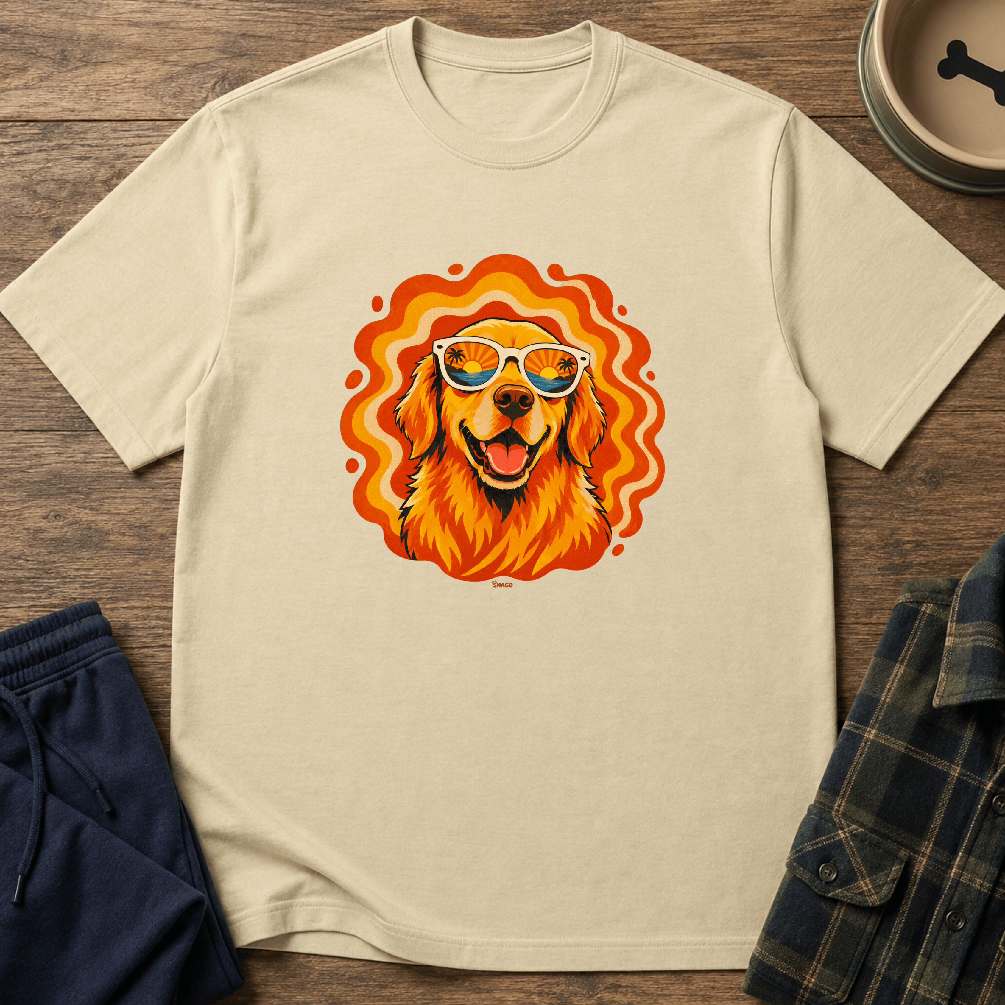 Snago T-Shirt The Sunshine Dog and Cat Tees for Pet Parents